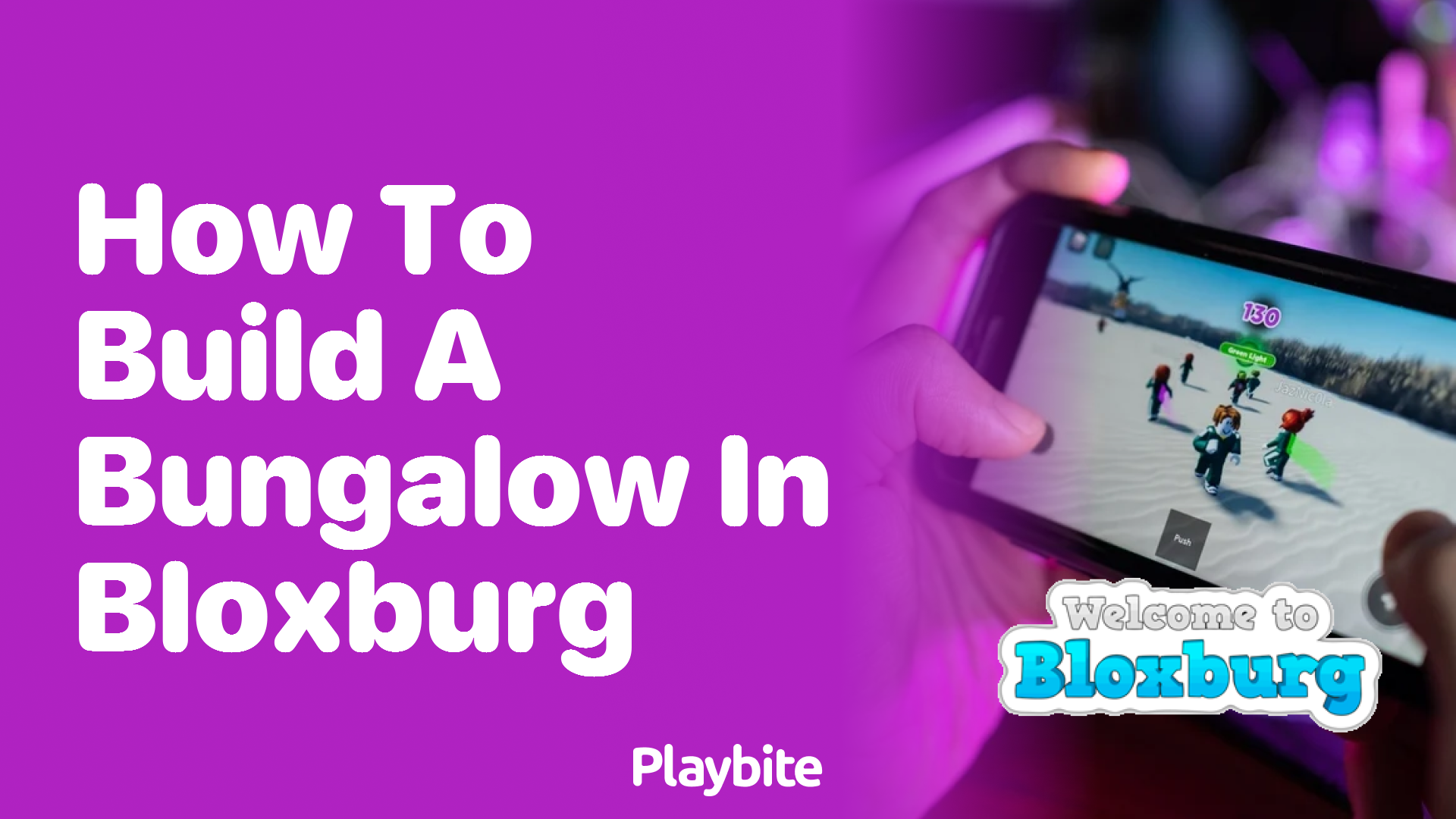 How to Build a Bungalow in Bloxburg