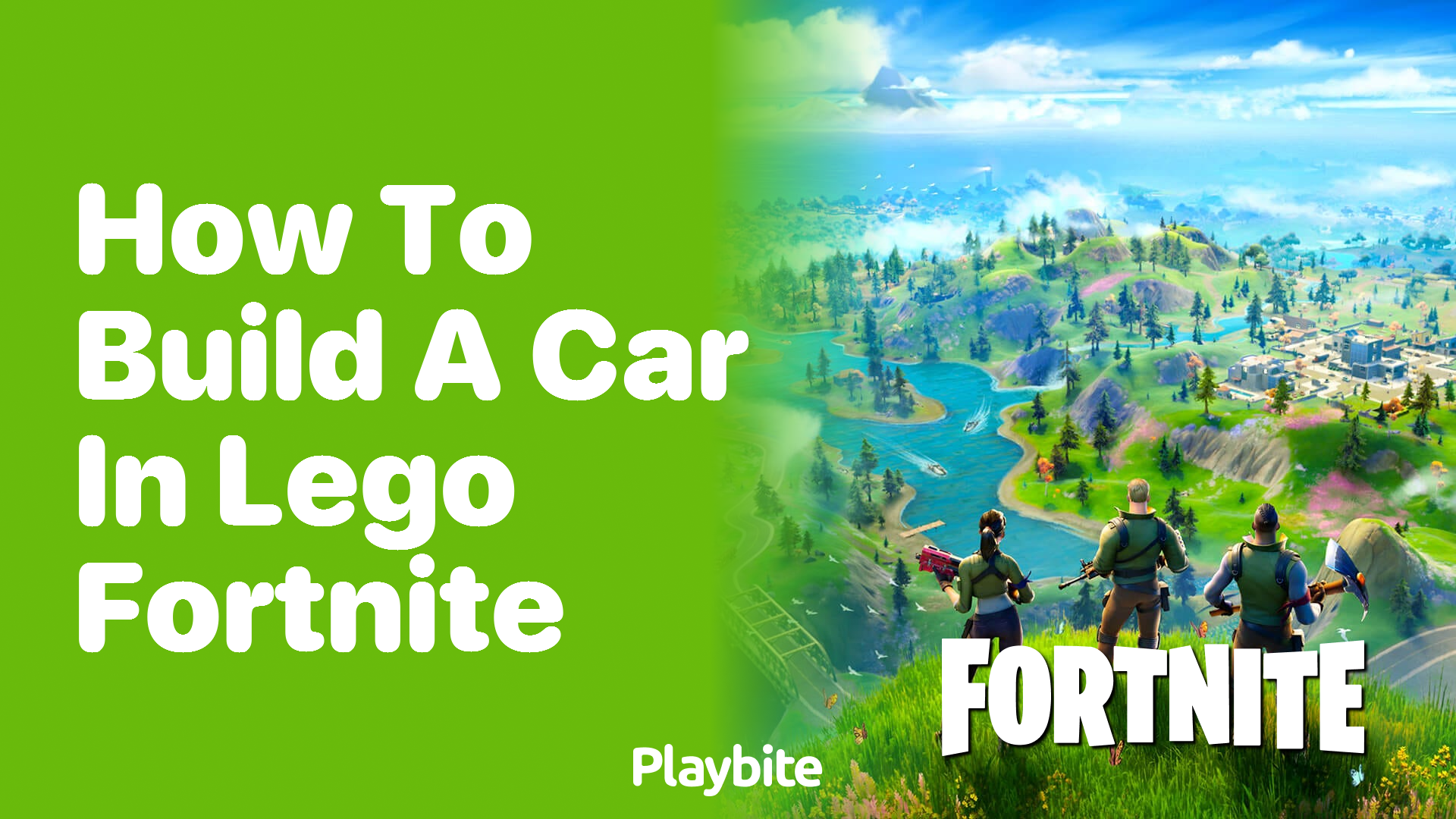 How to Build a Car in LEGO Fortnite