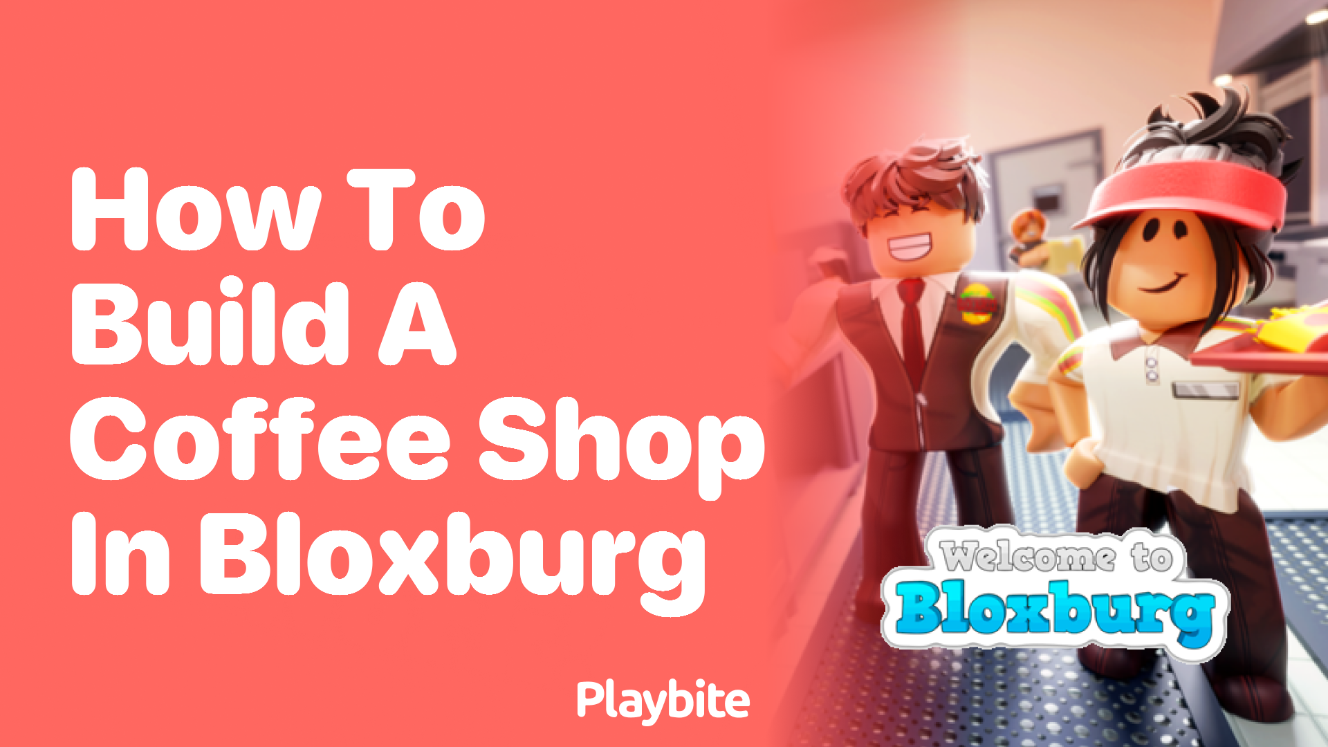 How to Build a Coffee Shop in Bloxburg