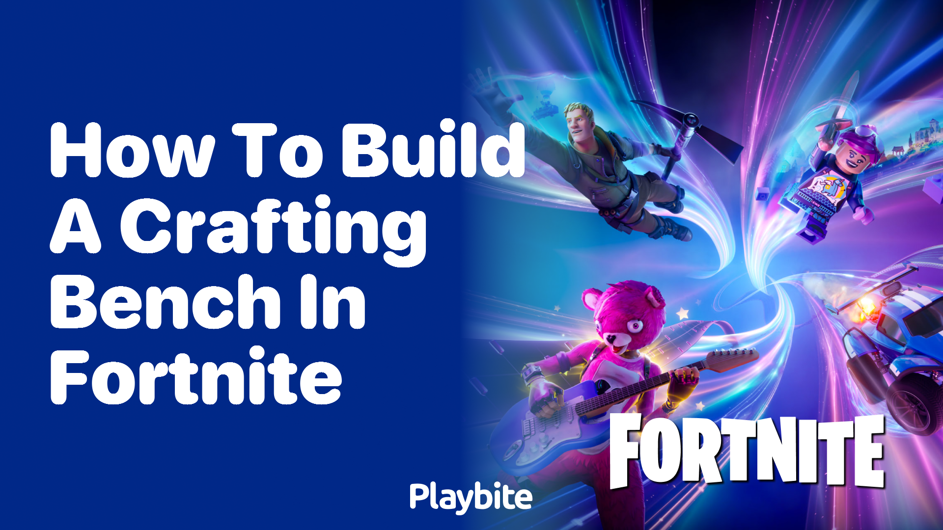 How to Build a Crafting Bench in Fortnite