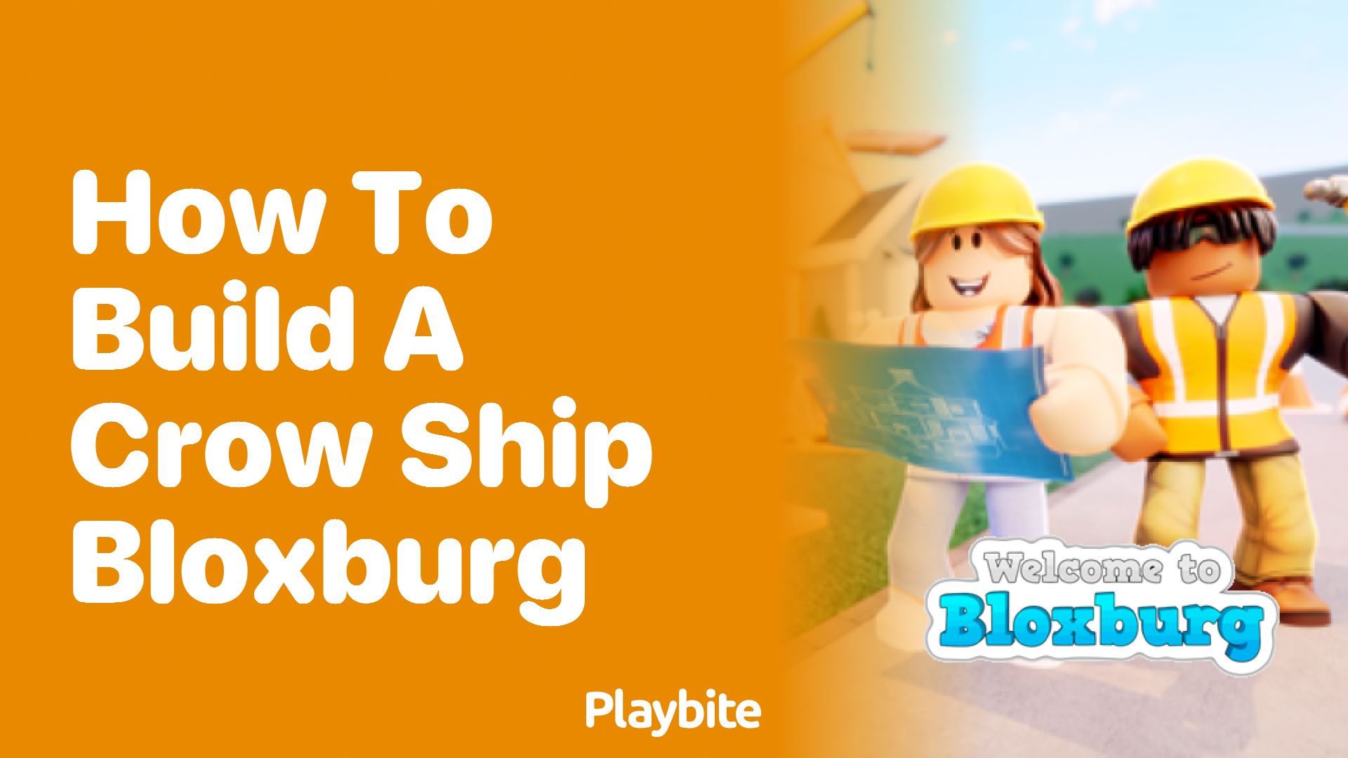 How to Build a Crow Ship in Bloxburg