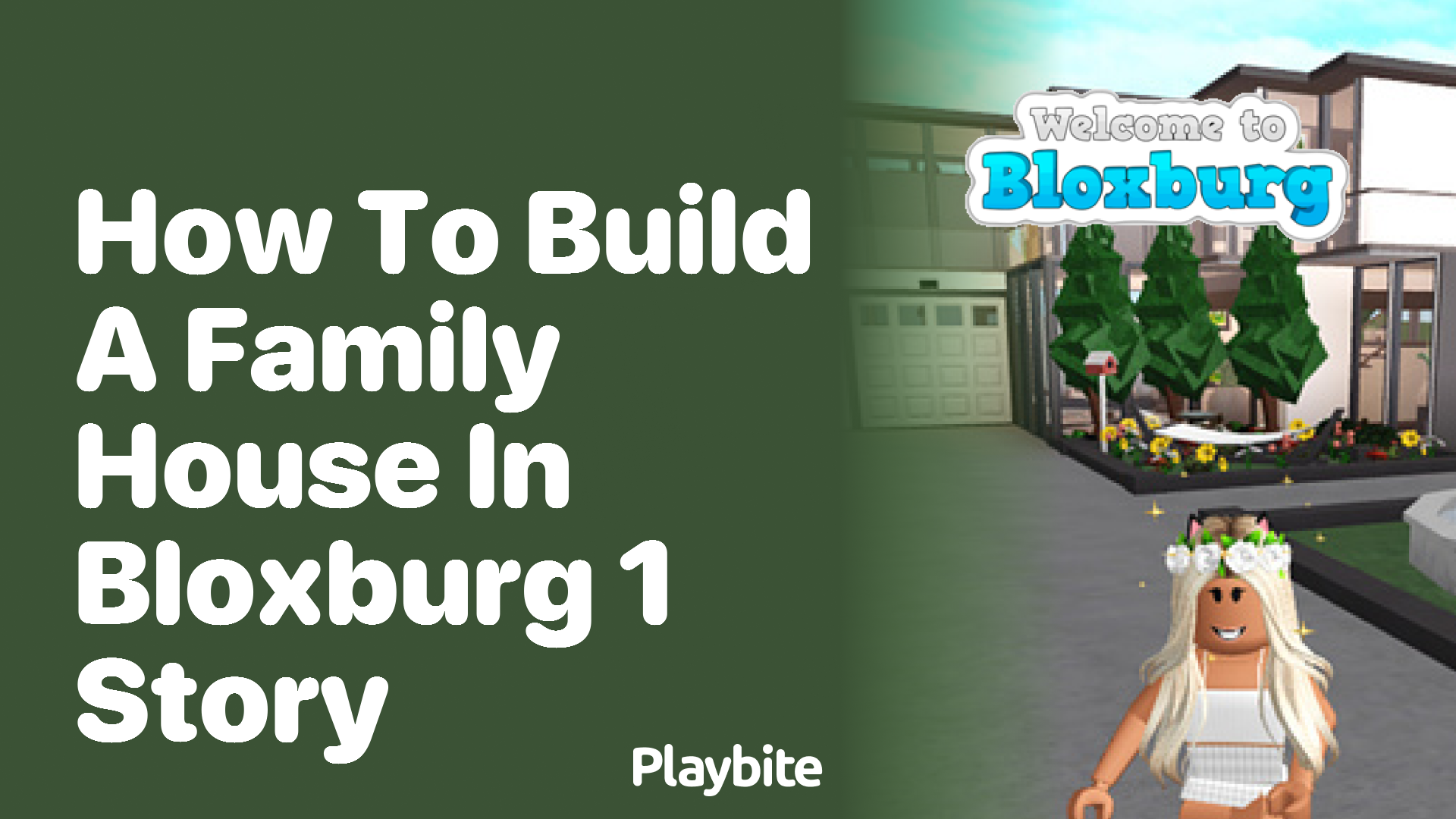 How to Build a Family House in Bloxburg: 1 Story Homes