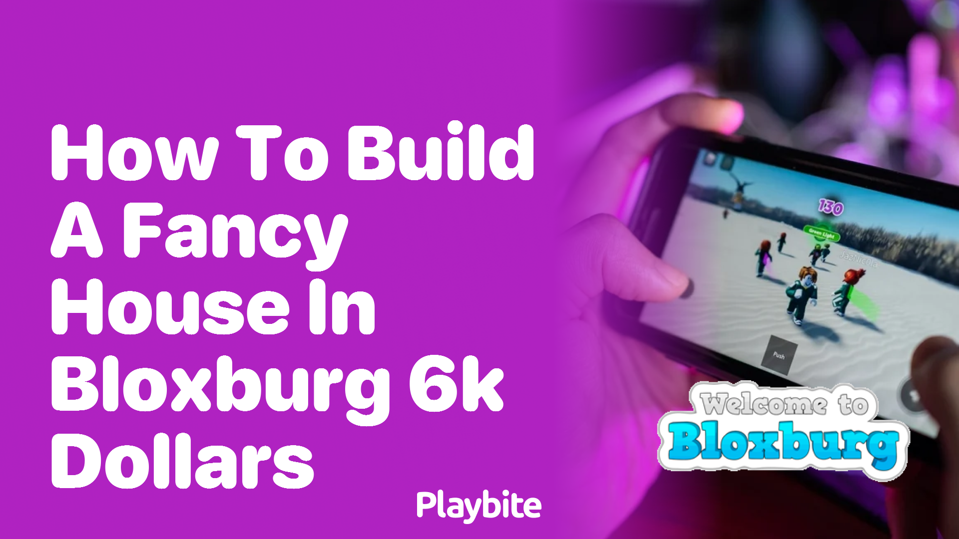 How to Build a Fancy House in Bloxburg for 6k Dollars