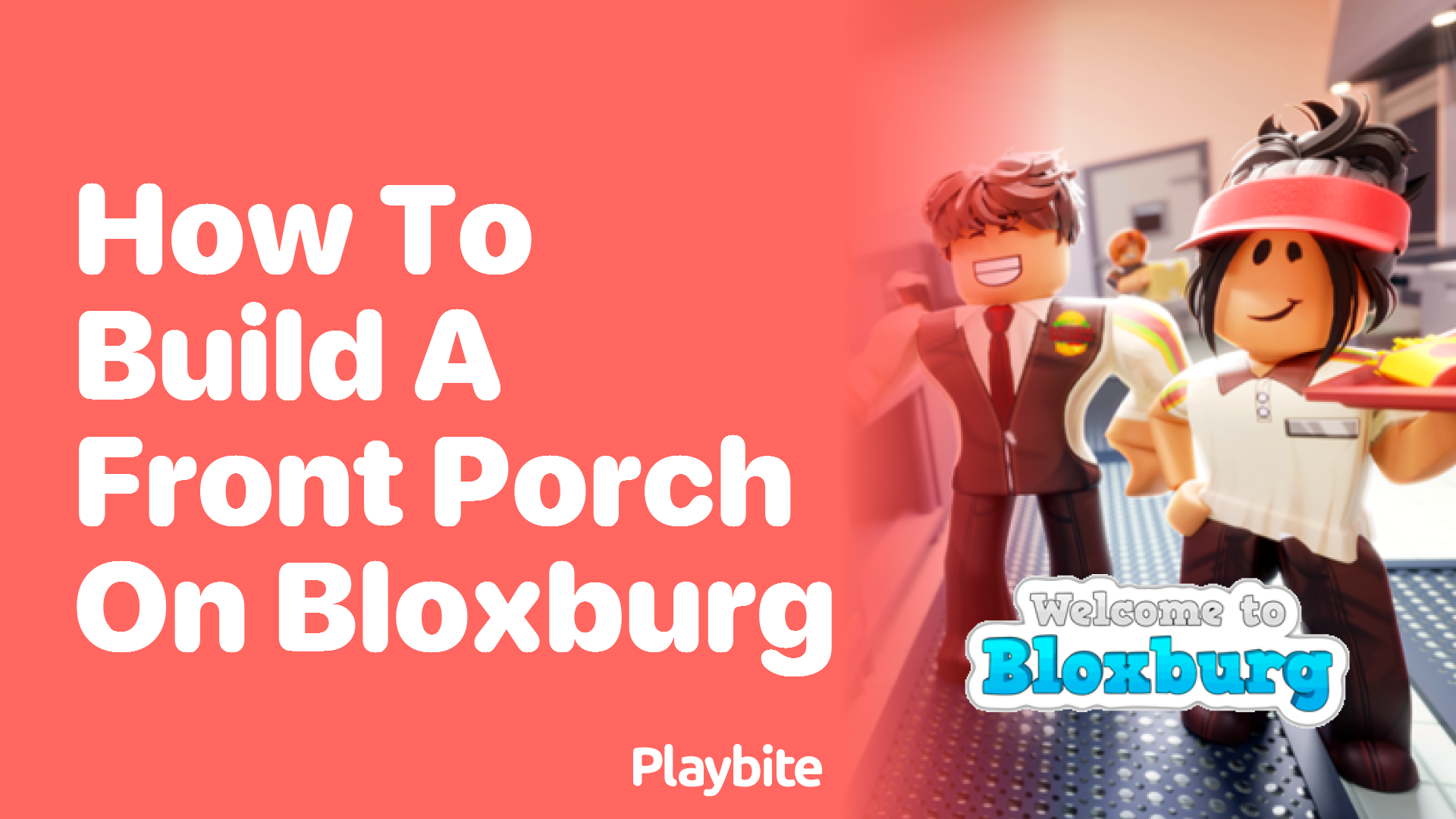 How to Build a Front Porch on Bloxburg