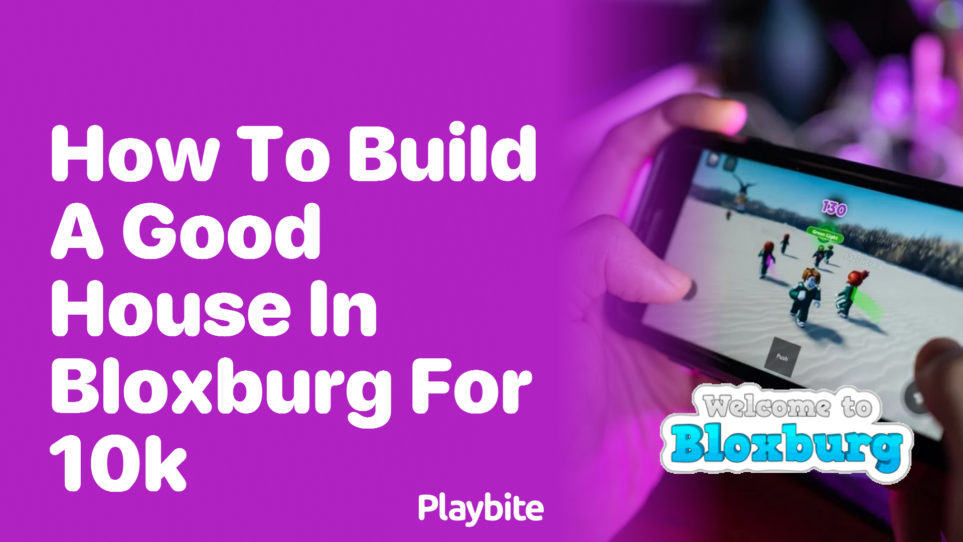 How to Build a Good House in Bloxburg for 10k