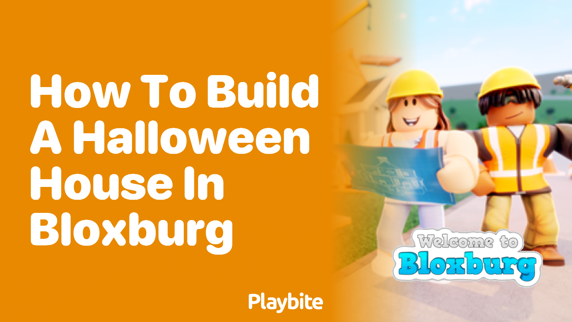 How to Build a Halloween House in Bloxburg