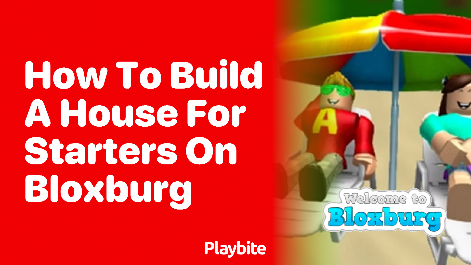 How to Build a Starter House in Bloxburg