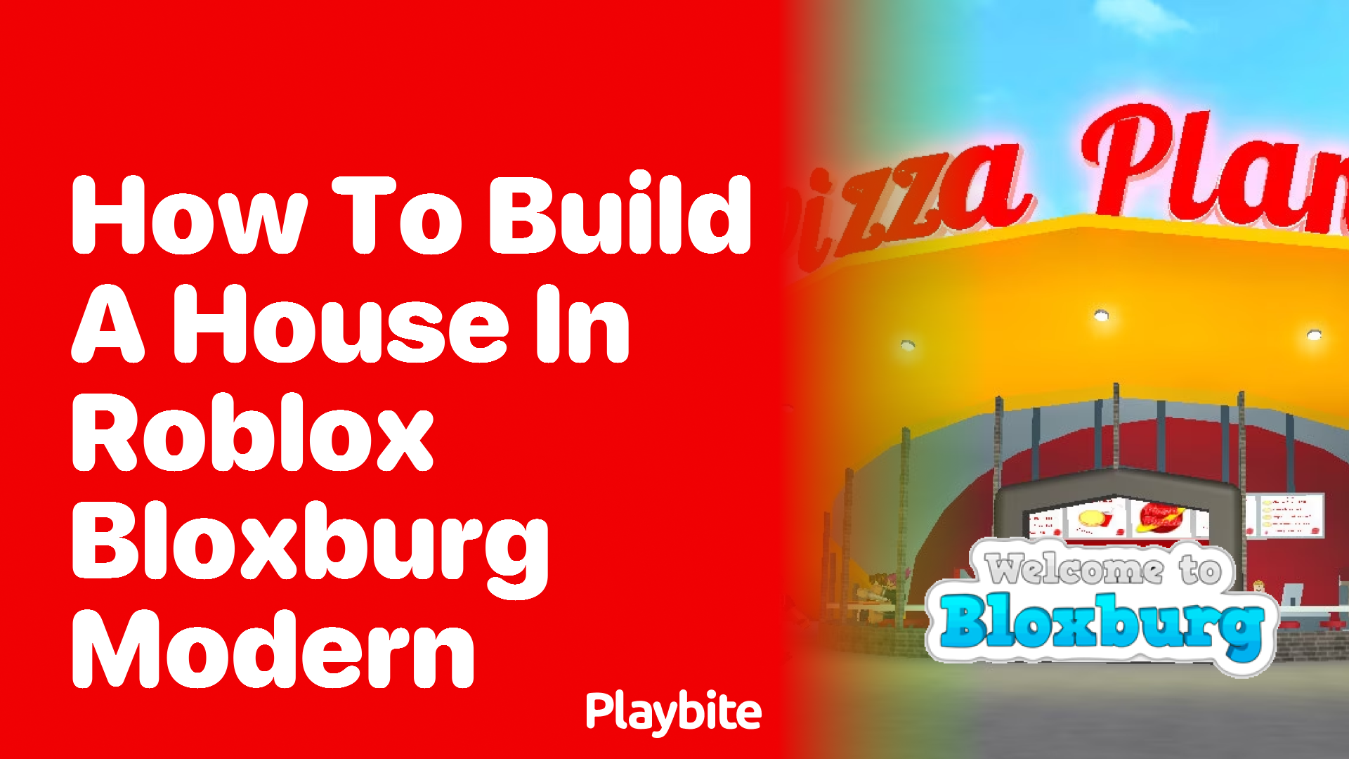 How to Build a Modern House in Roblox Bloxburg