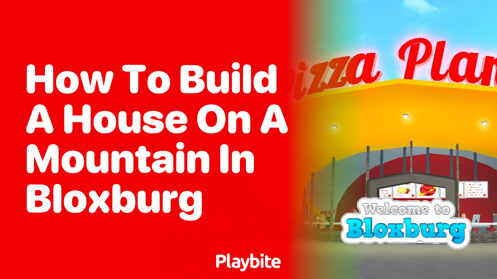 How to Build a House on a Mountain in Bloxburg