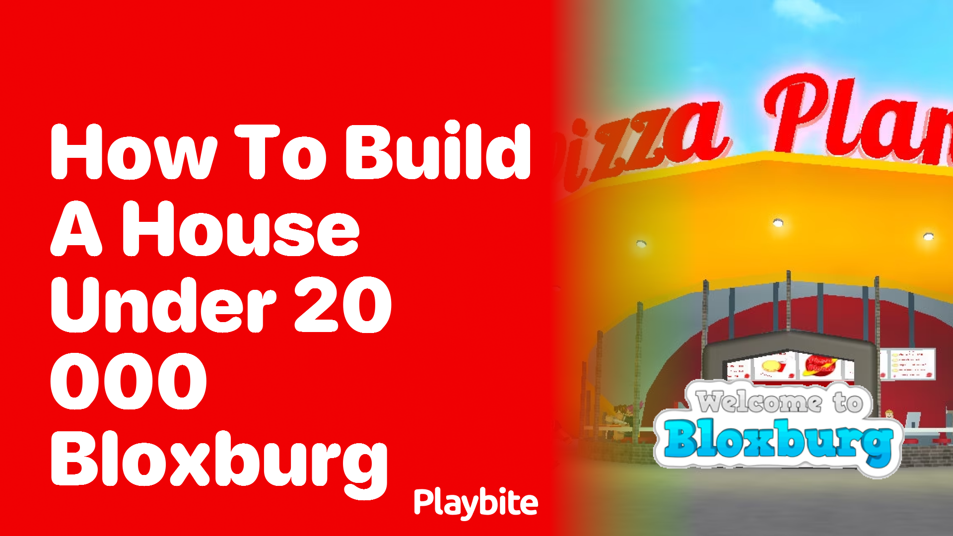 How to Build a House Under 20,000 in Bloxburg