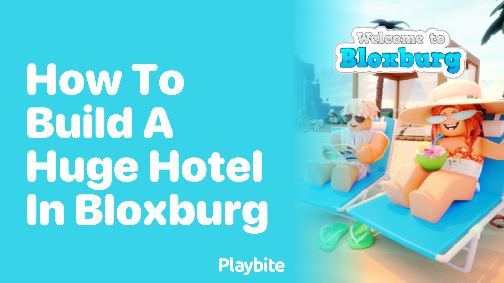 How to Build a Huge Hotel in Bloxburg