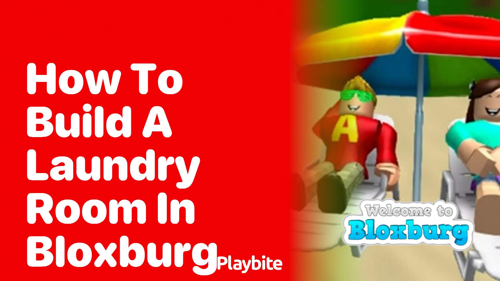 How to Build a Laundry Room in Bloxburg