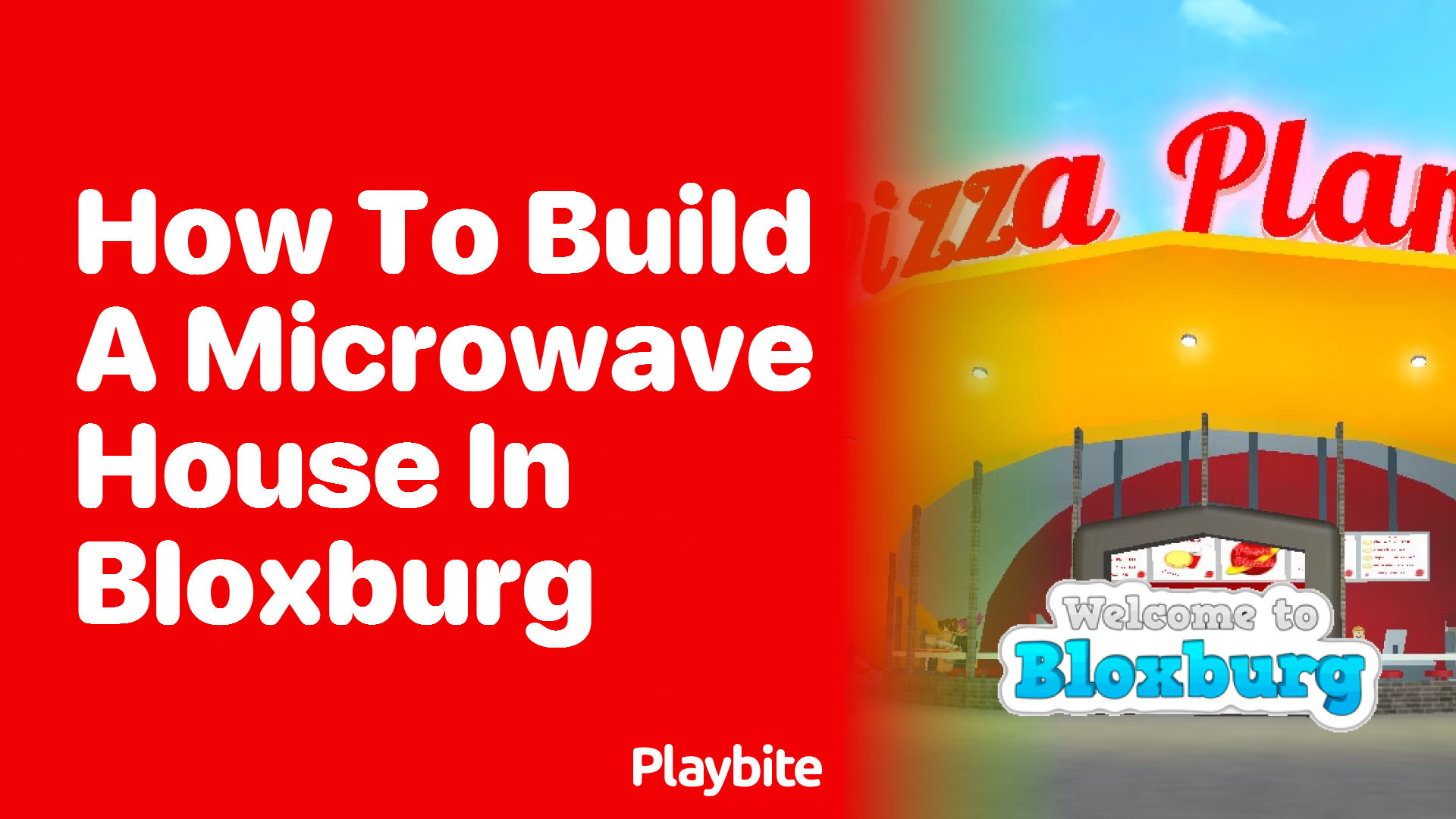 How to Build a Microwave House in Bloxburg