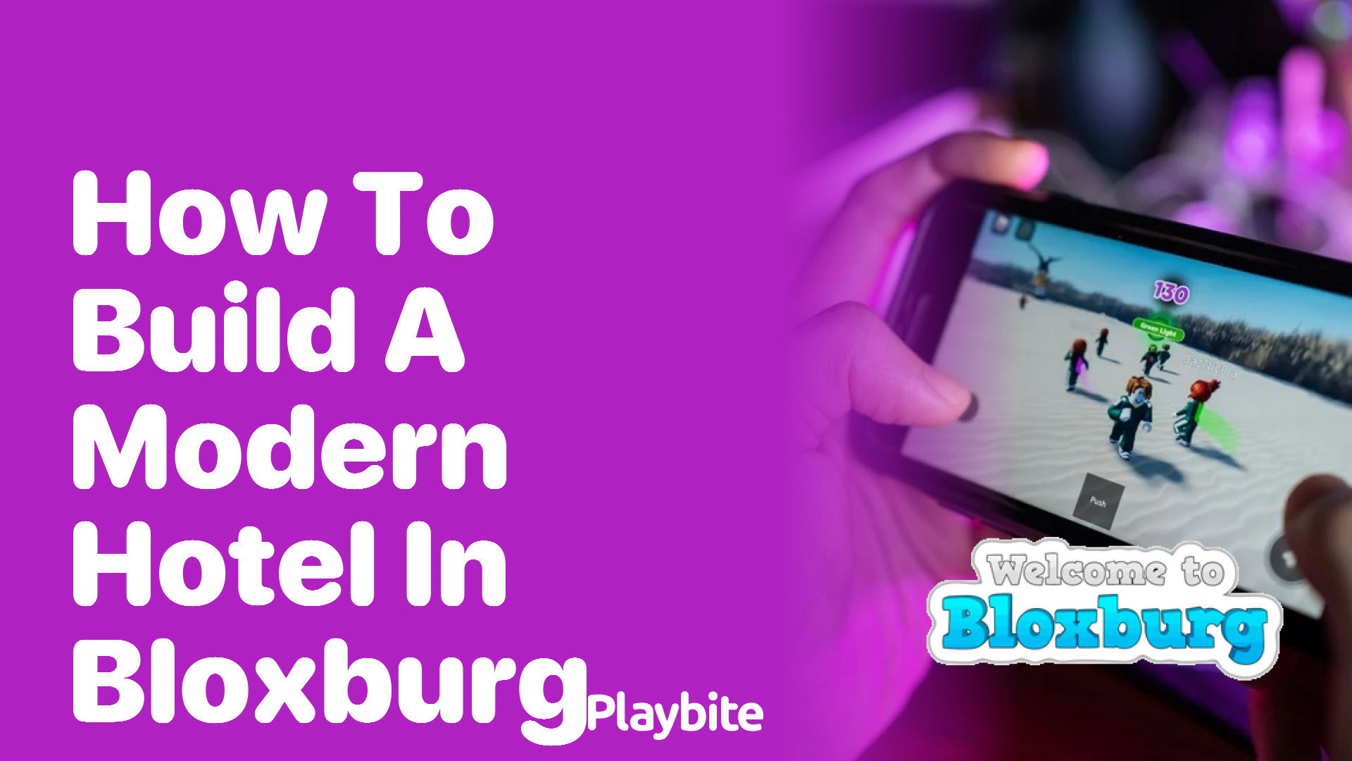 How to Build a Modern Hotel in Bloxburg