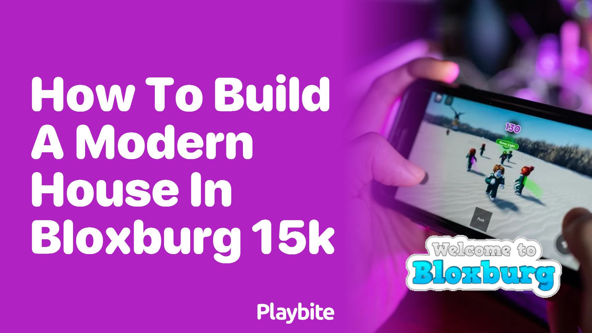How to Build a Modern House in Bloxburg for 15K