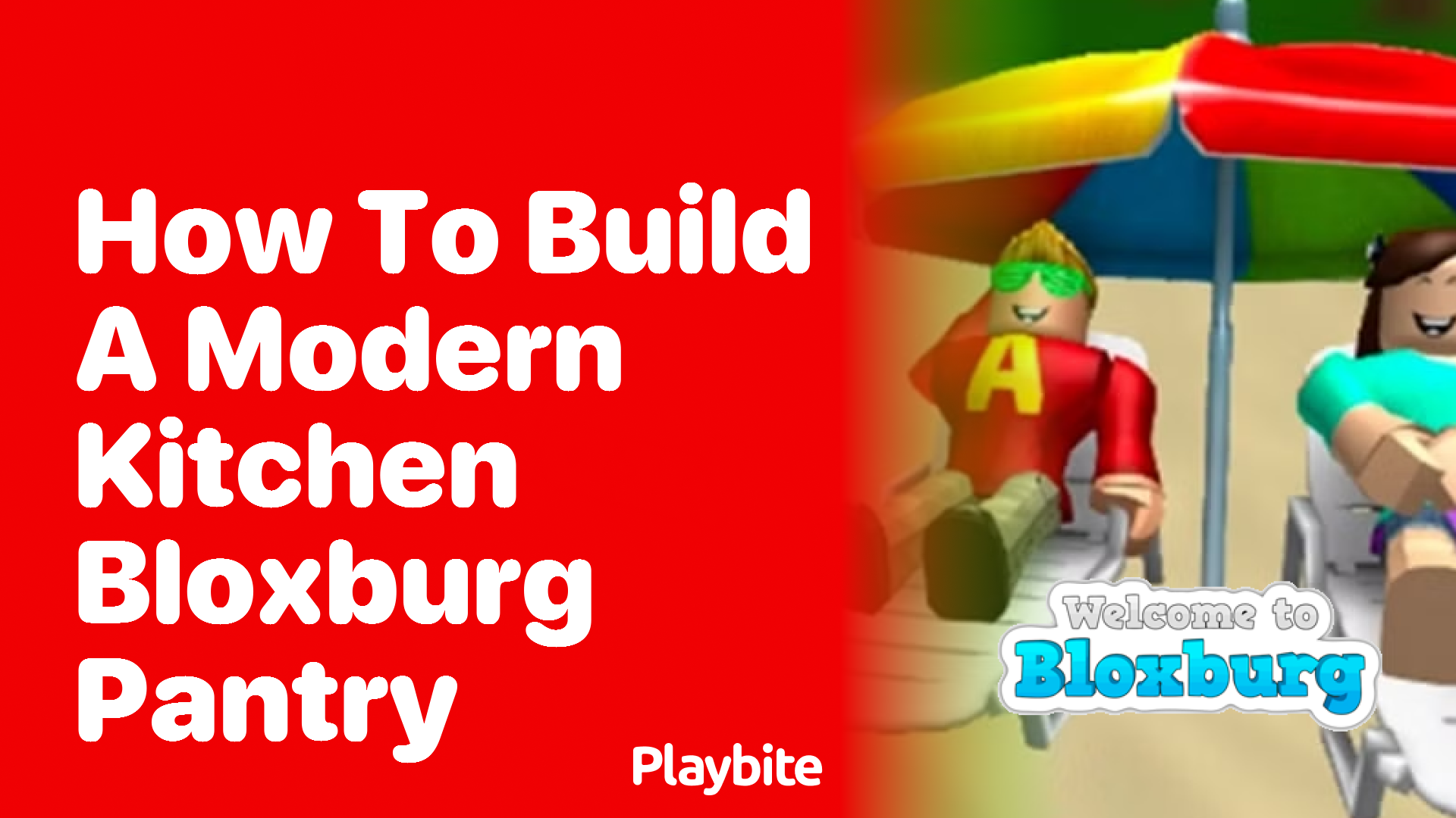 How to Build a Modern Kitchen Bloxburg Pantry