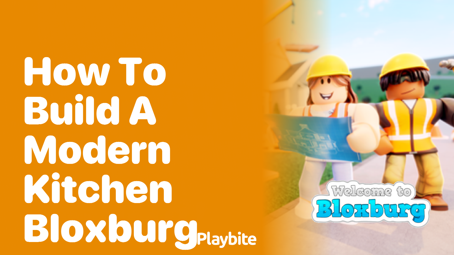 How to Build a Modern Kitchen in Bloxburg