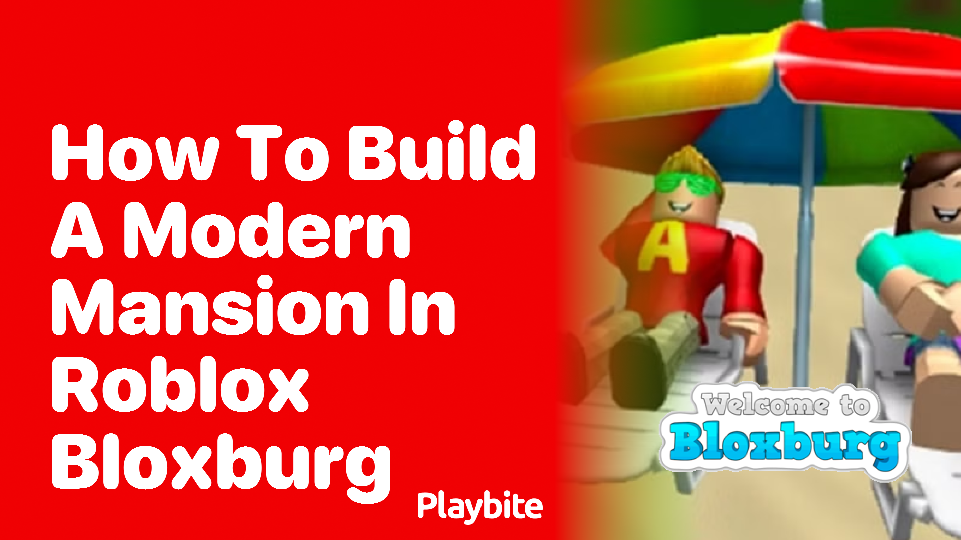 How to Build a Modern Mansion in Roblox Bloxburg