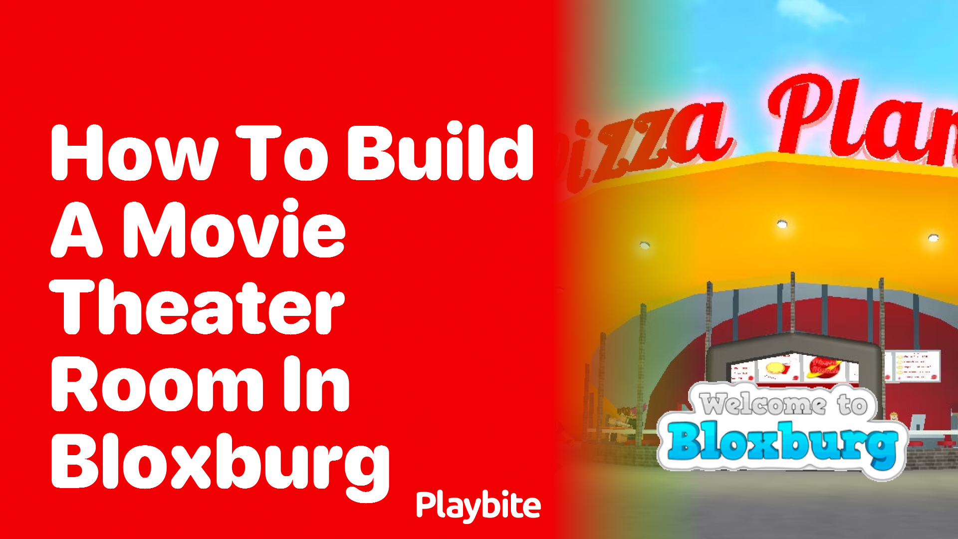 How to Build a Movie Theater Room in Bloxburg