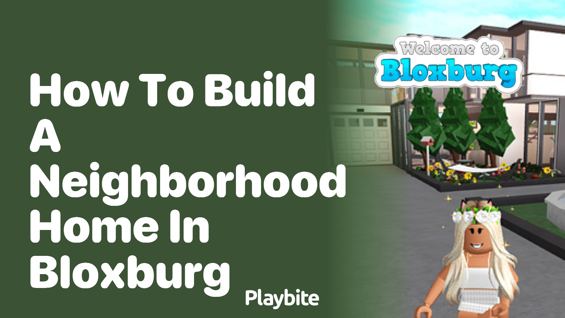 How to Build a Neighborhood Home in Bloxburg