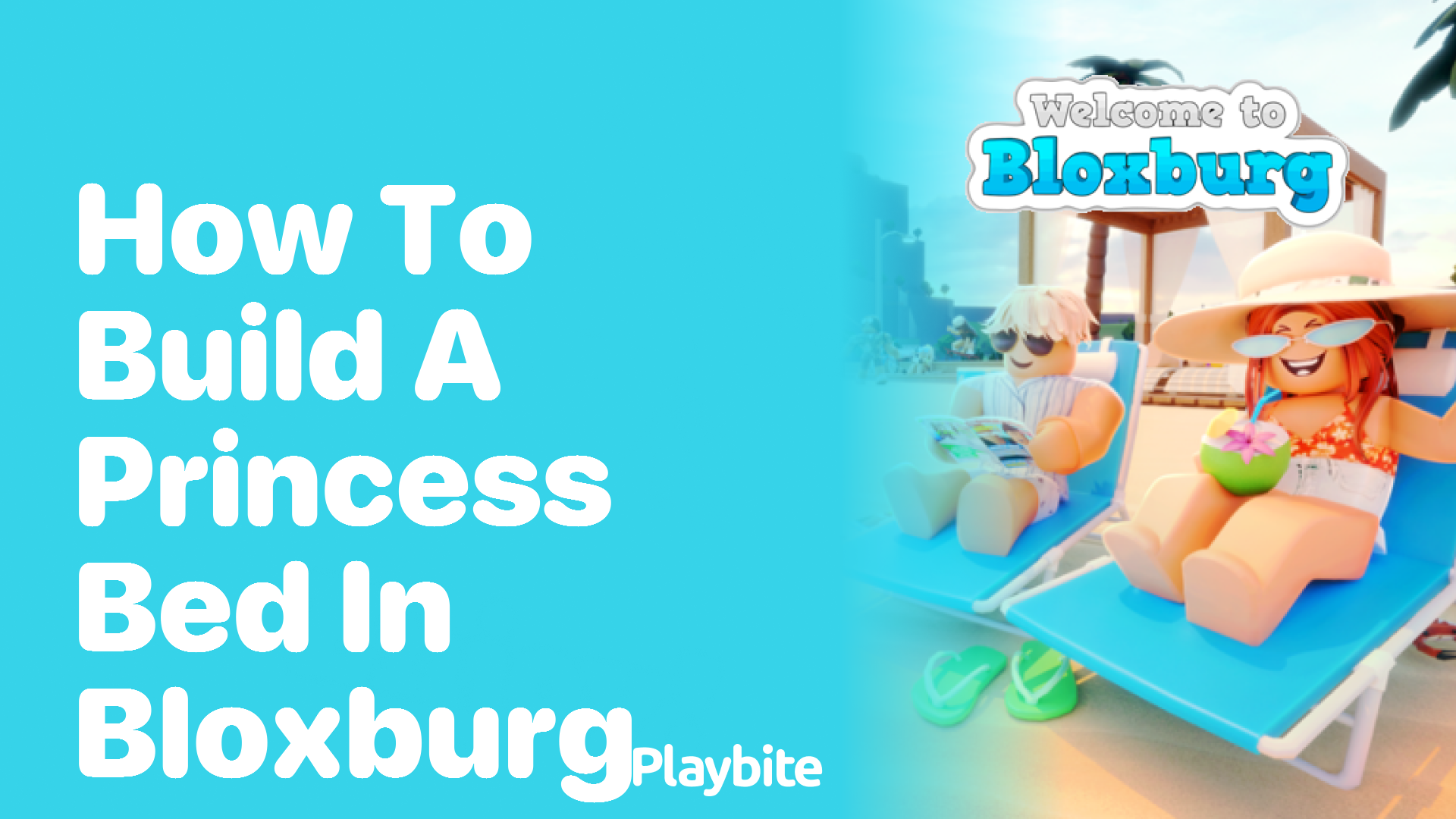 How to Build a Princess Bed in Bloxburg