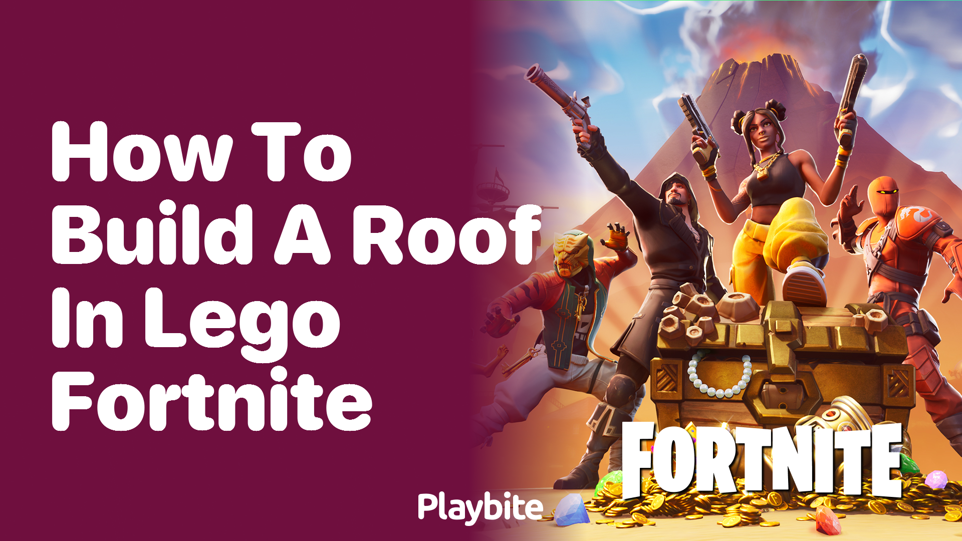 How to Build a Roof in LEGO Fortnite