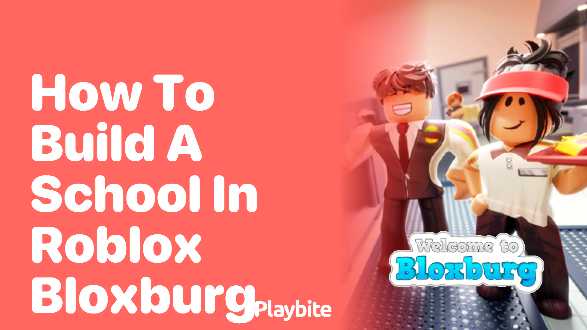 How to Build a School in Roblox Bloxburg
