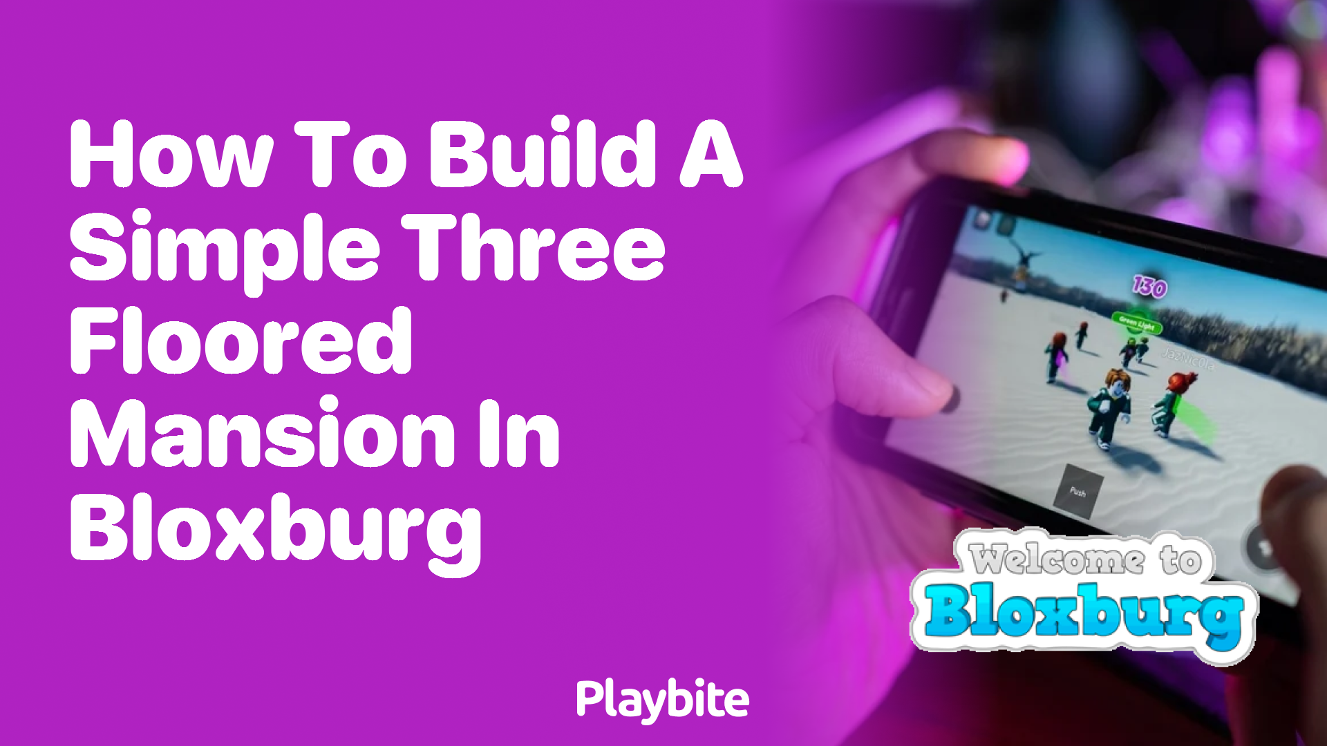 How to Build a Simple Three-Floored Mansion in Bloxburg