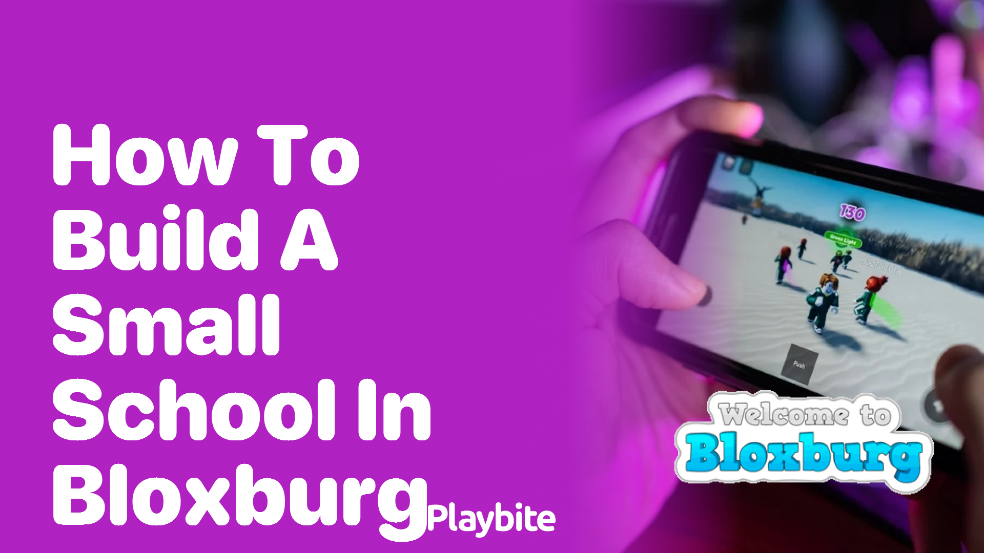 How to Build a Small School in Bloxburg