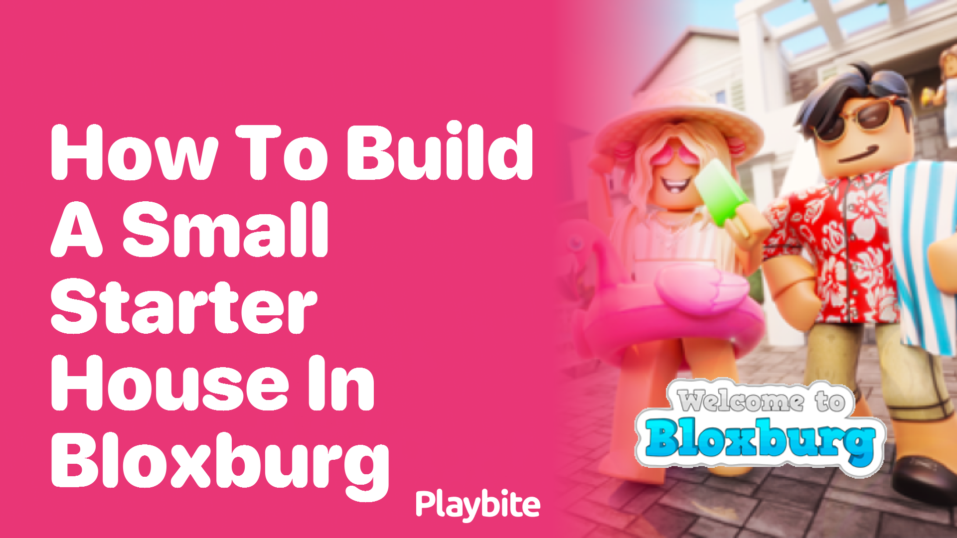 How to Build a Small Starter House in Bloxburg