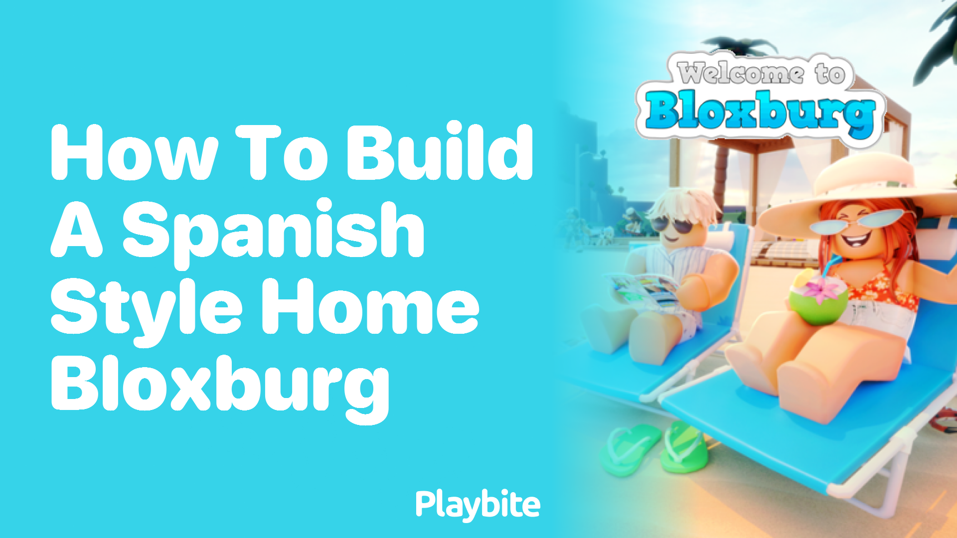 How to Build a Spanish Style Home in Bloxburg