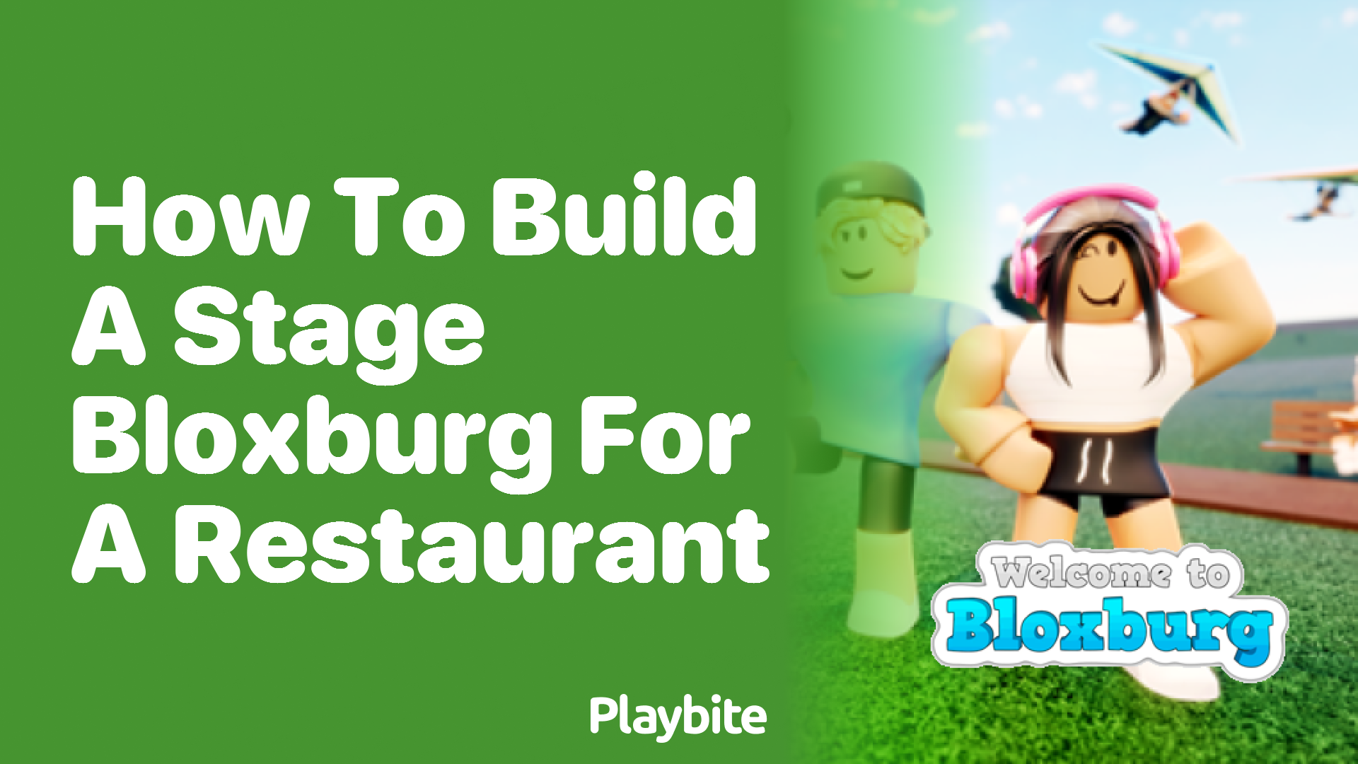 How to Build a Stage in Bloxburg for a Restaurant