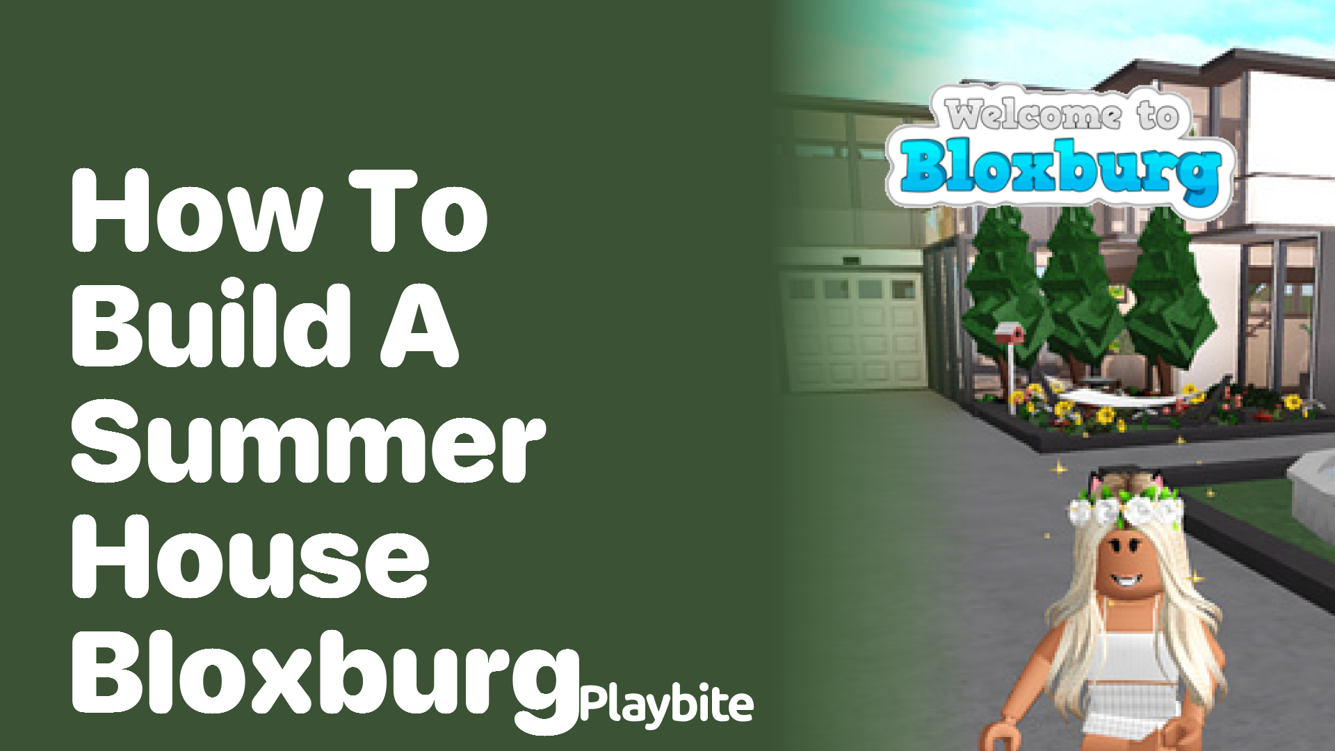 How to Build a Summer House in Bloxburg