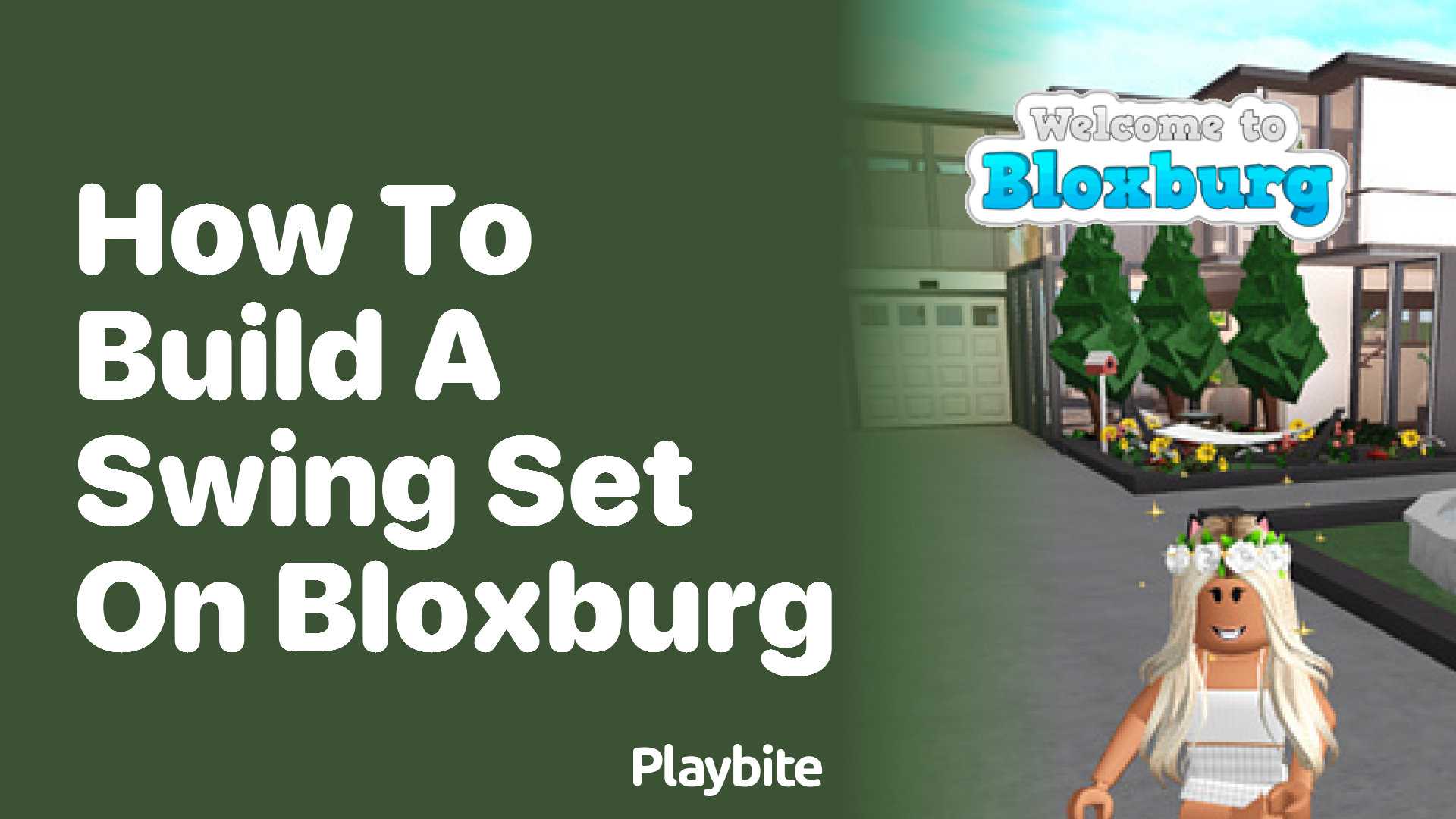 How to Build a Swing Set in Bloxburg Playbite