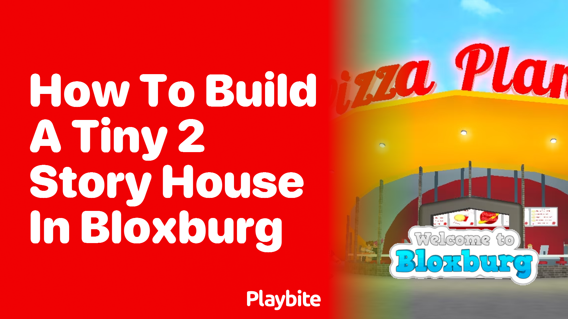 How to Build a Tiny 2-Story House in Bloxburg