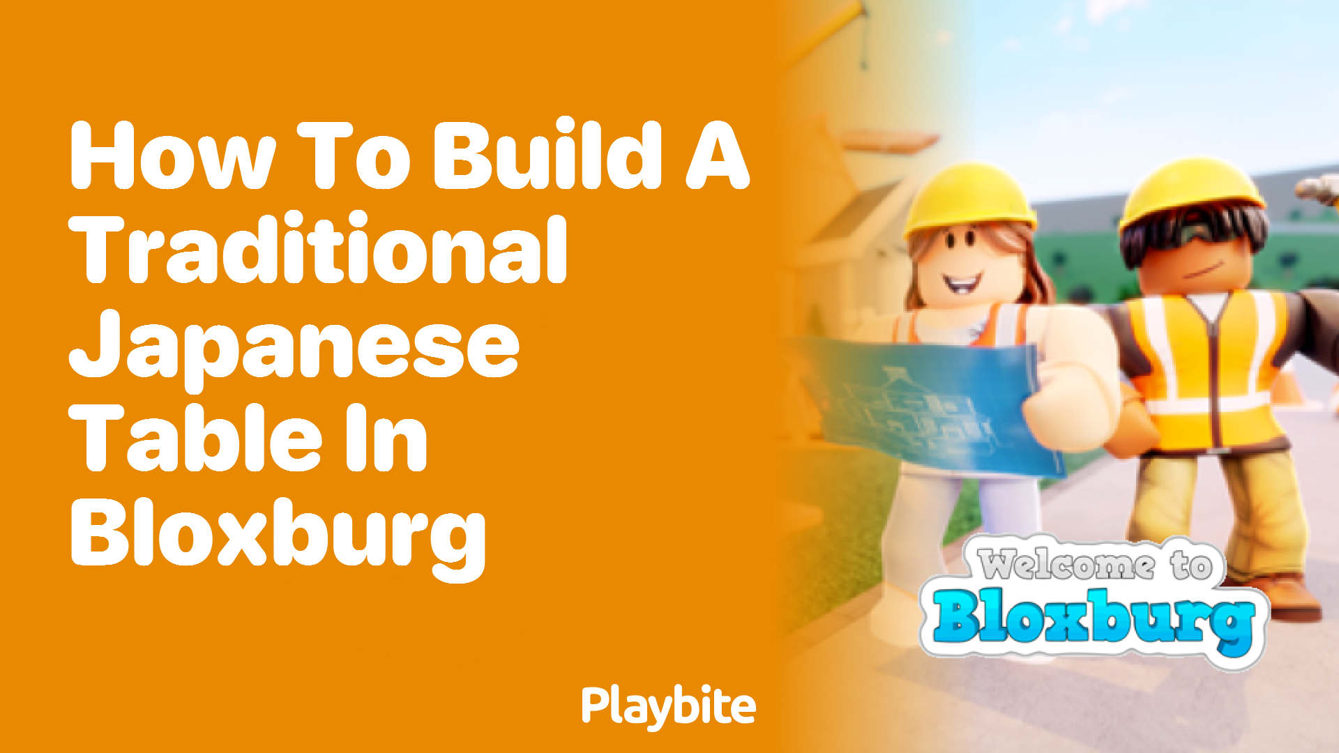 How to Build a Traditional Japanese Table in Bloxburg