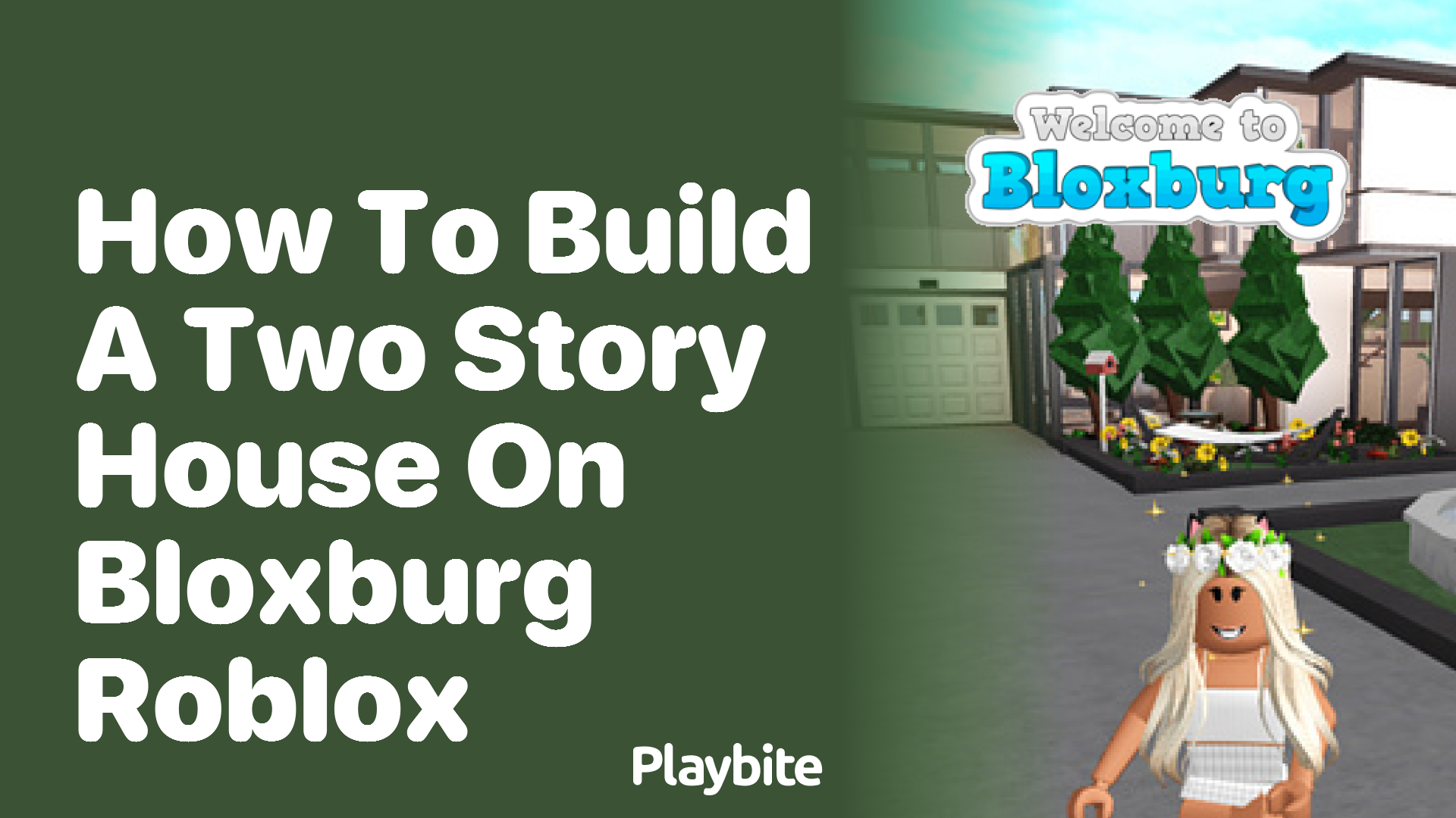 How to Build a Two-Story House on Bloxburg Roblox