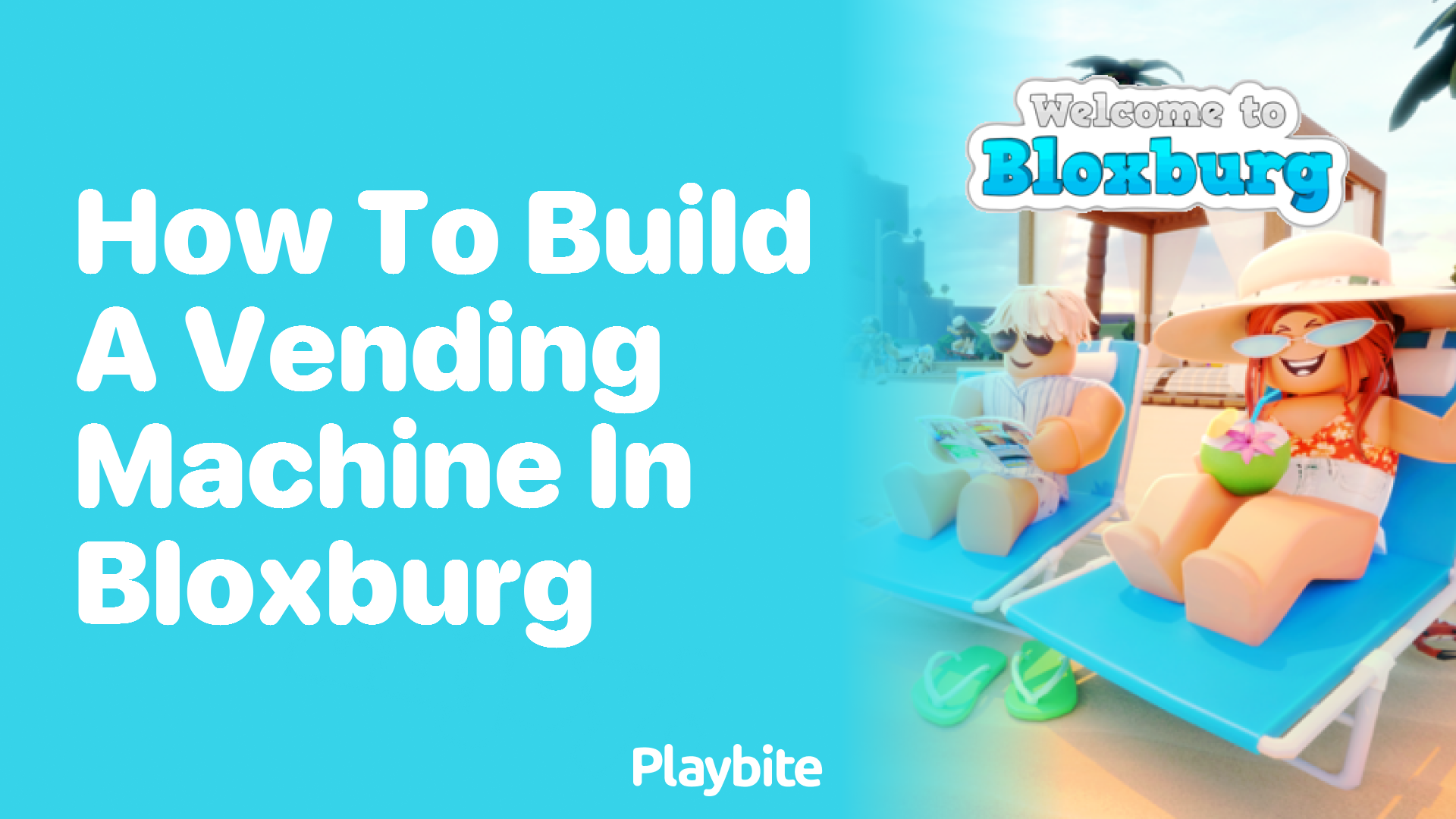 How to Build a Vending Machine in Bloxburg Playbite