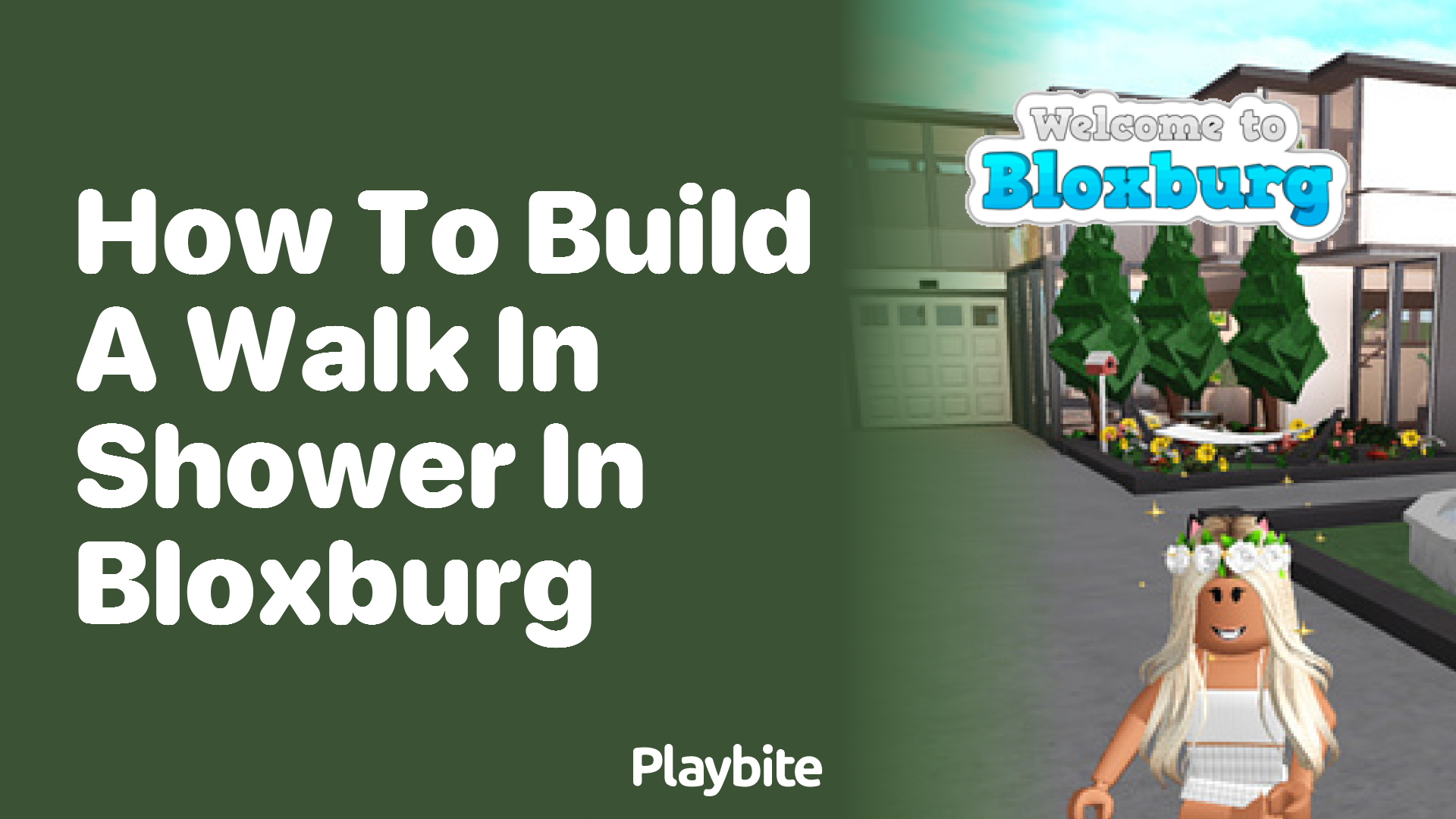 How to Build a Walk-in Shower in Bloxburg