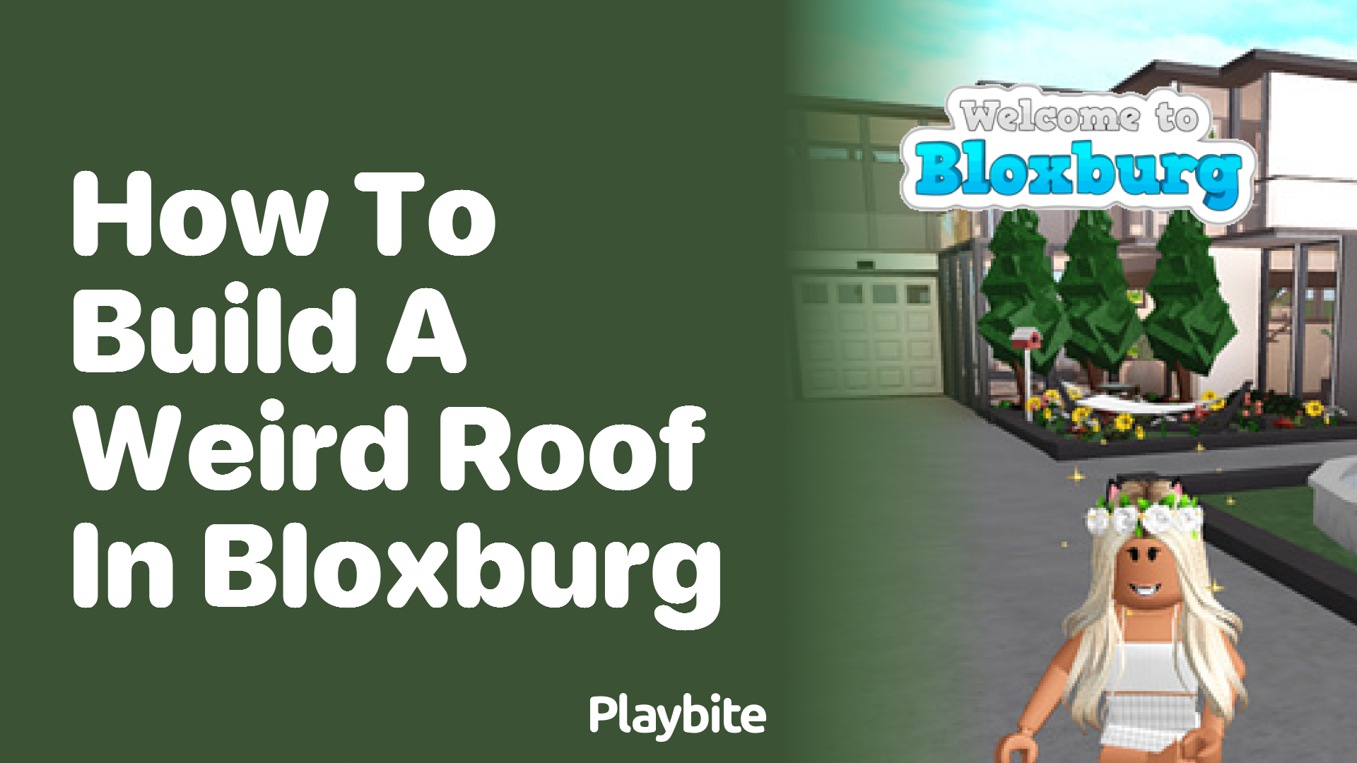 How to Build a Weird Roof in Bloxburg