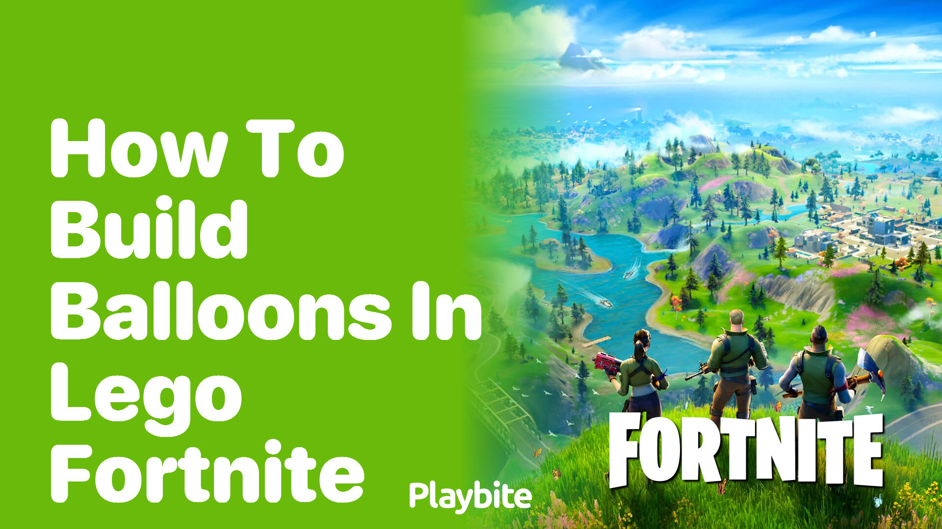 How to Build Balloons in LEGO Fortnite