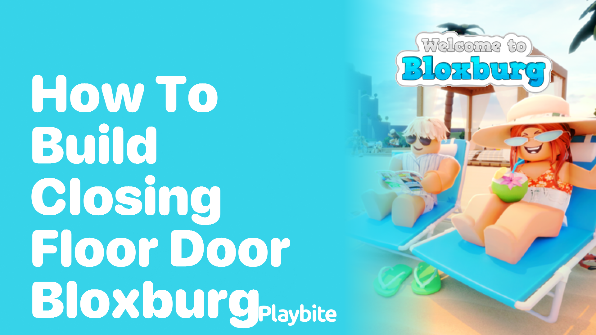 How to Build a Closing Floor Door in Bloxburg