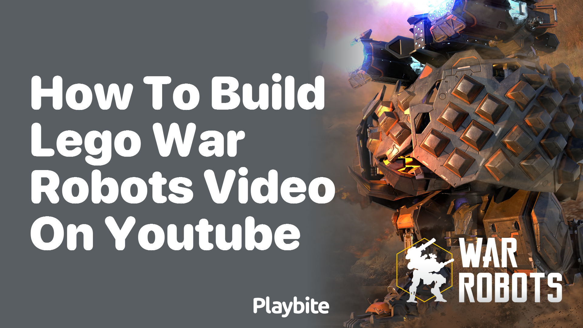 How to Build LEGO War Robots Videos on YouTube