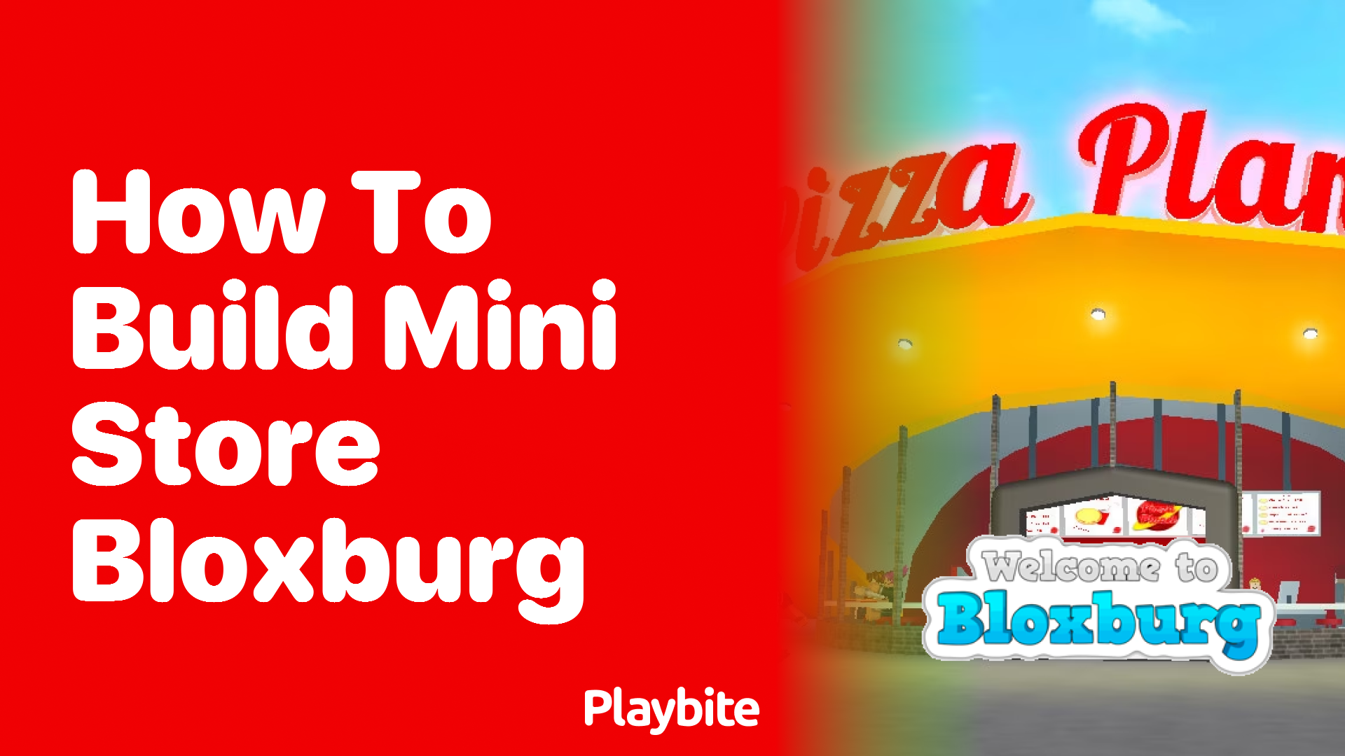 How to Build a Mini Store in Bloxburg