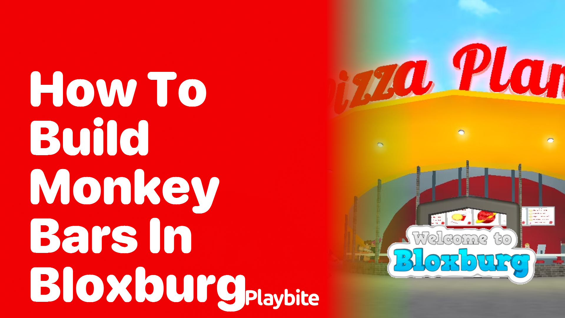 How to Build Monkey Bars in Bloxburg