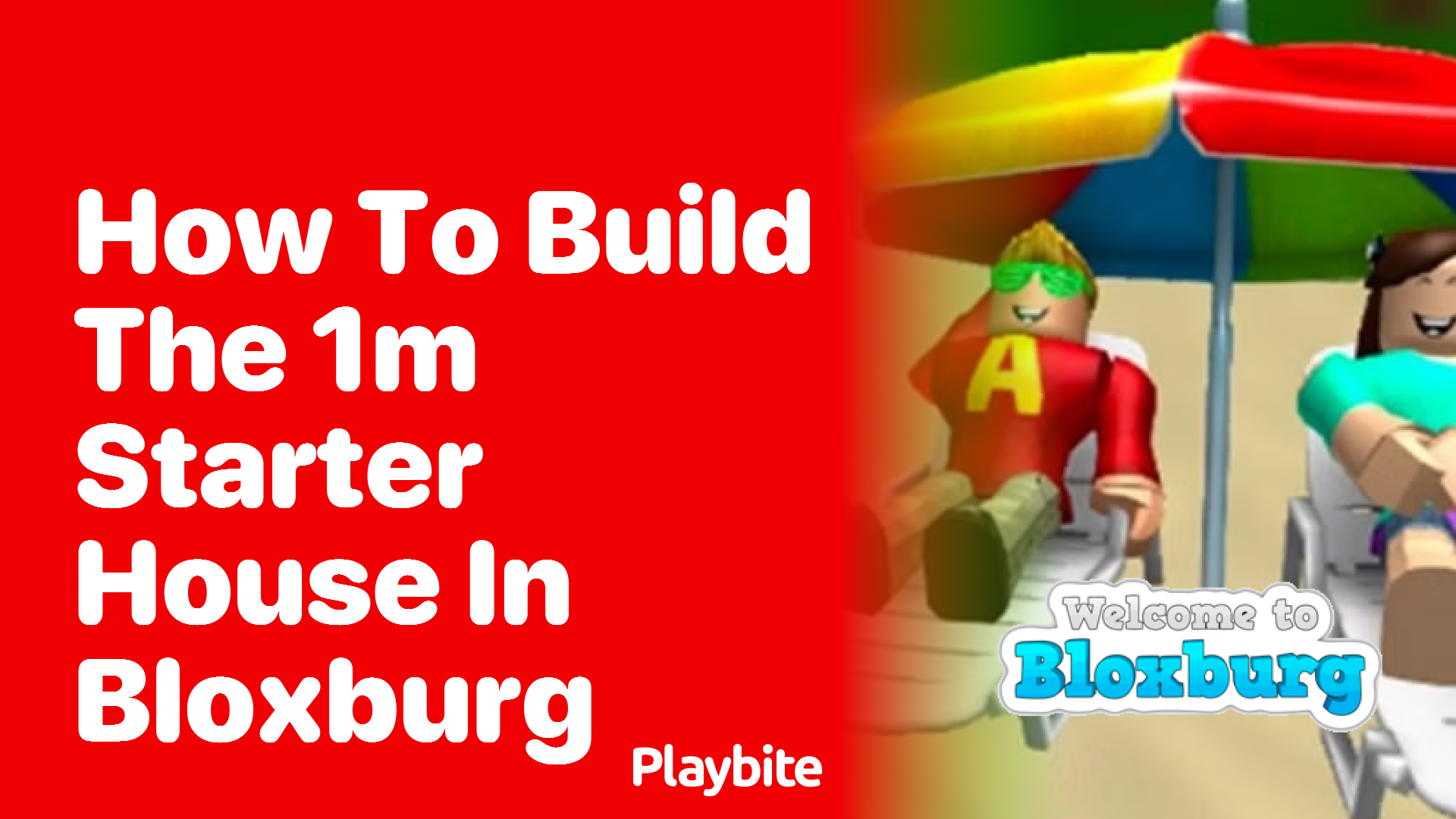 How to Build the 1M Starter House in Bloxburg