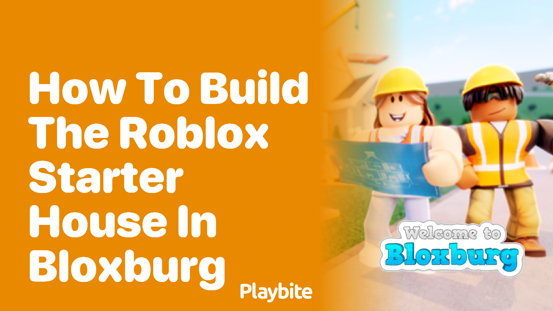 How to Build the Roblox Starter House in Bloxburg