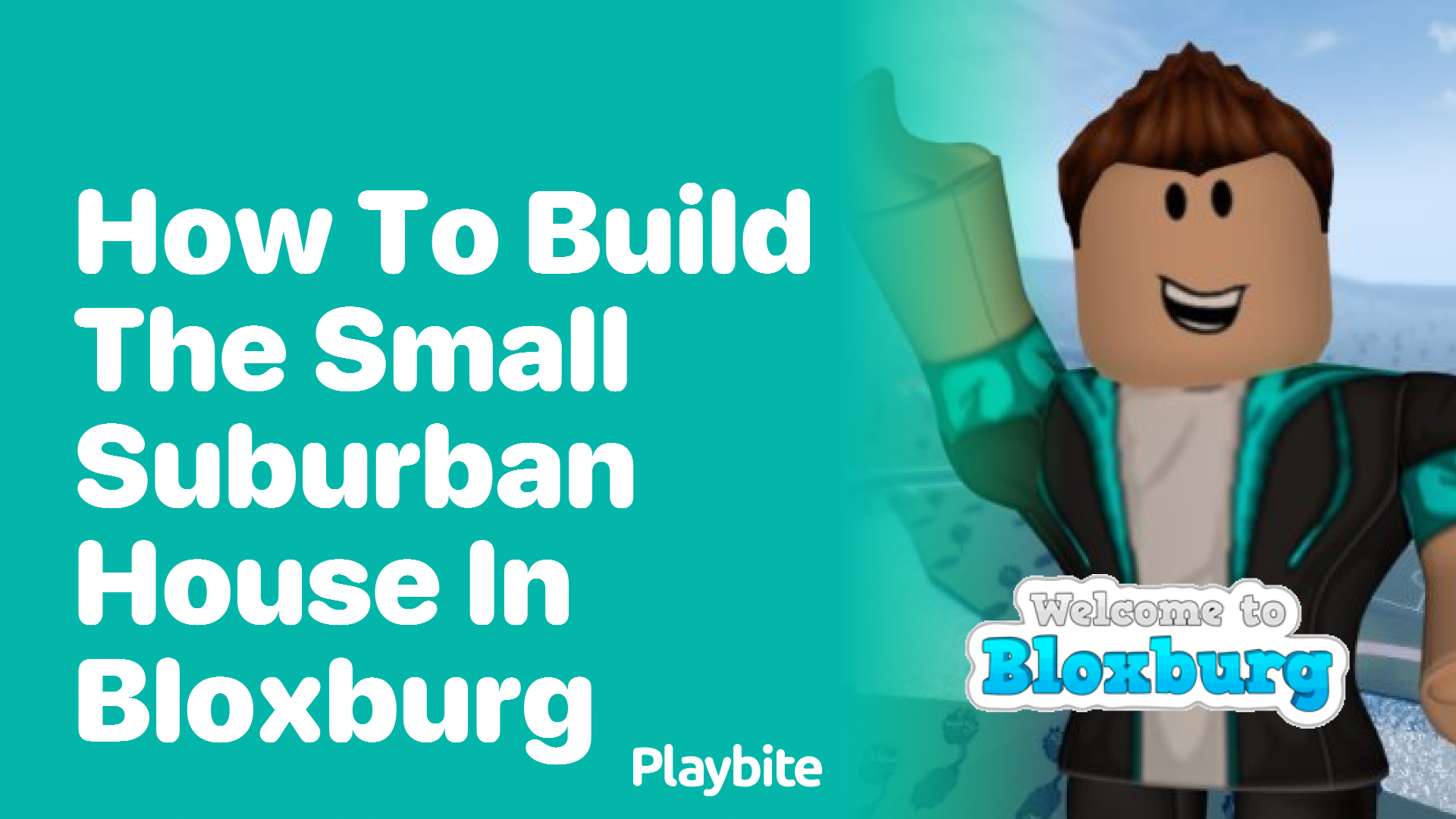 How to Build the Small Suburban House in Bloxburg