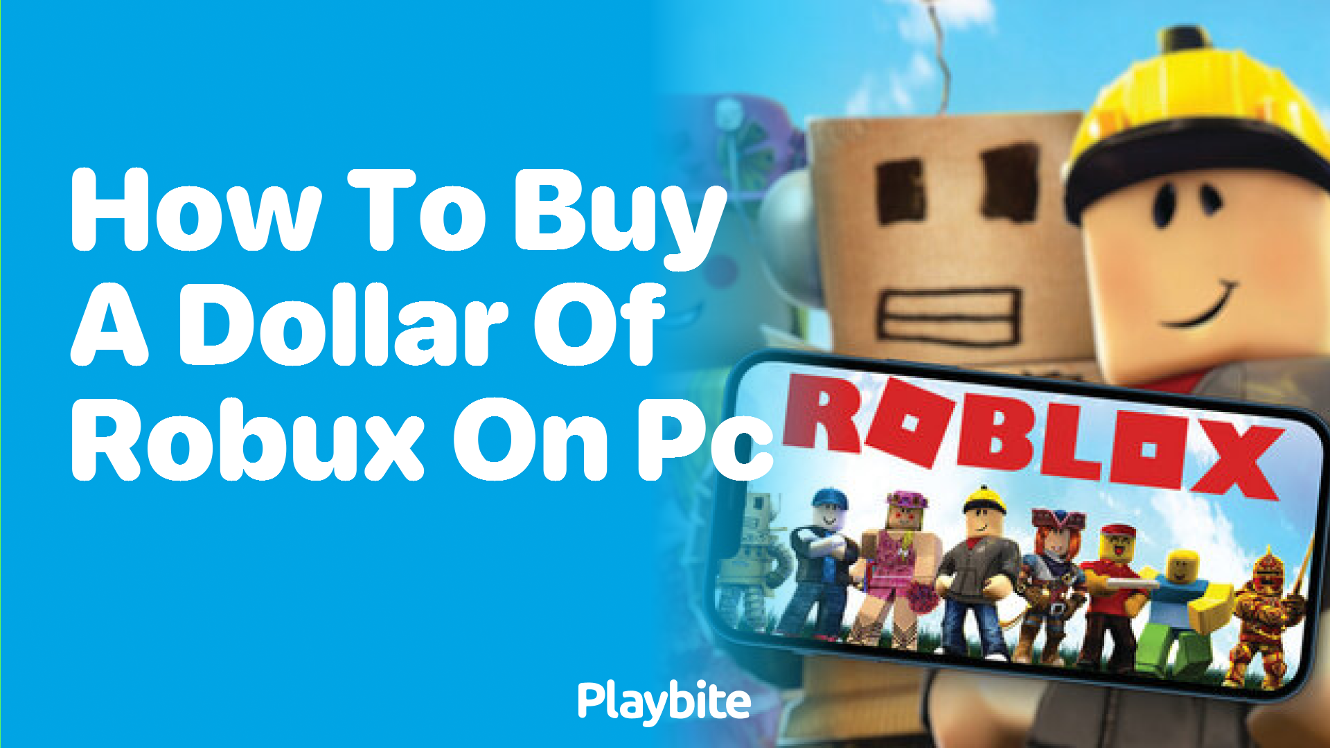 How to Buy a Dollar of Robux on PC