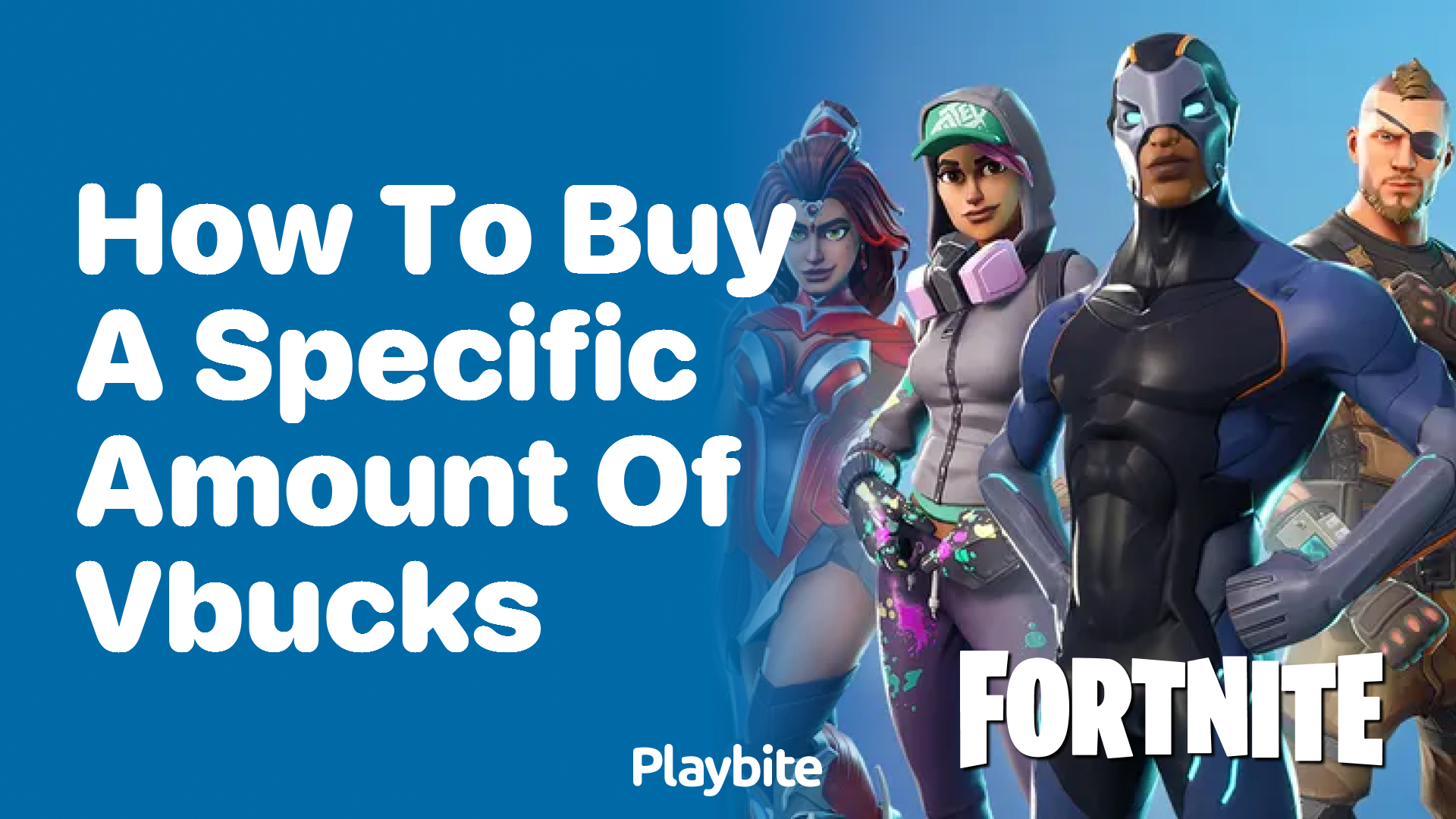 How to Buy a Specific Amount of V-Bucks